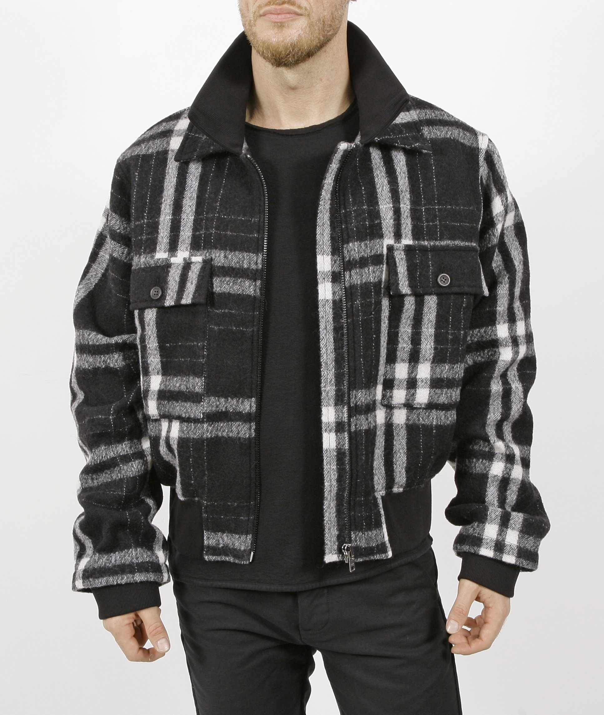 Hannes Roether Checkered Jacket