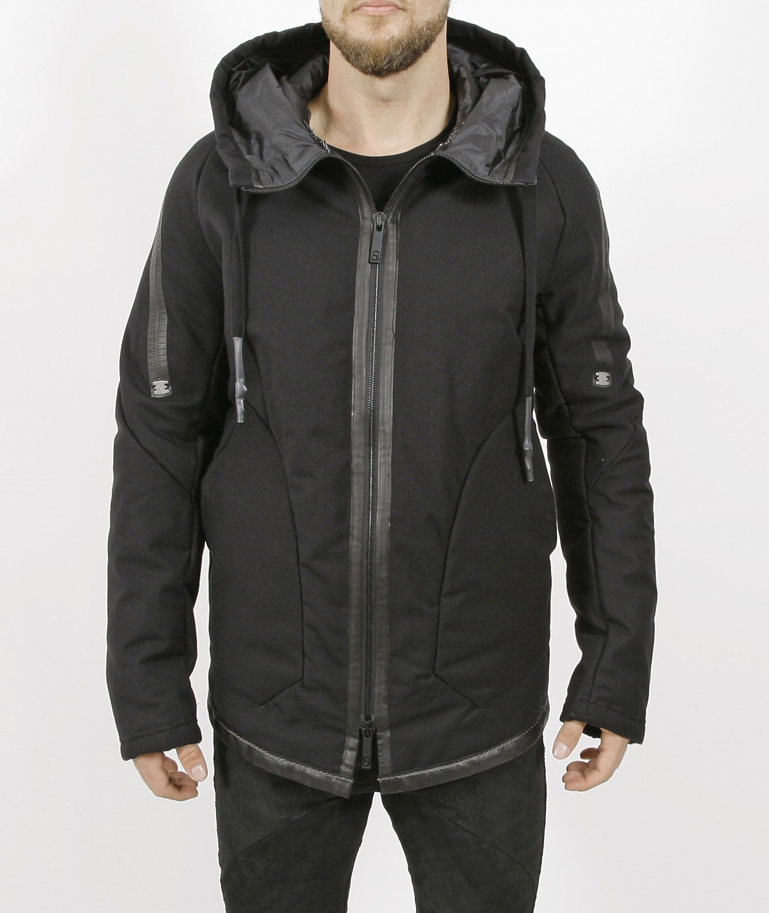 69 by Isaac Sellam Hood Padded Jacket