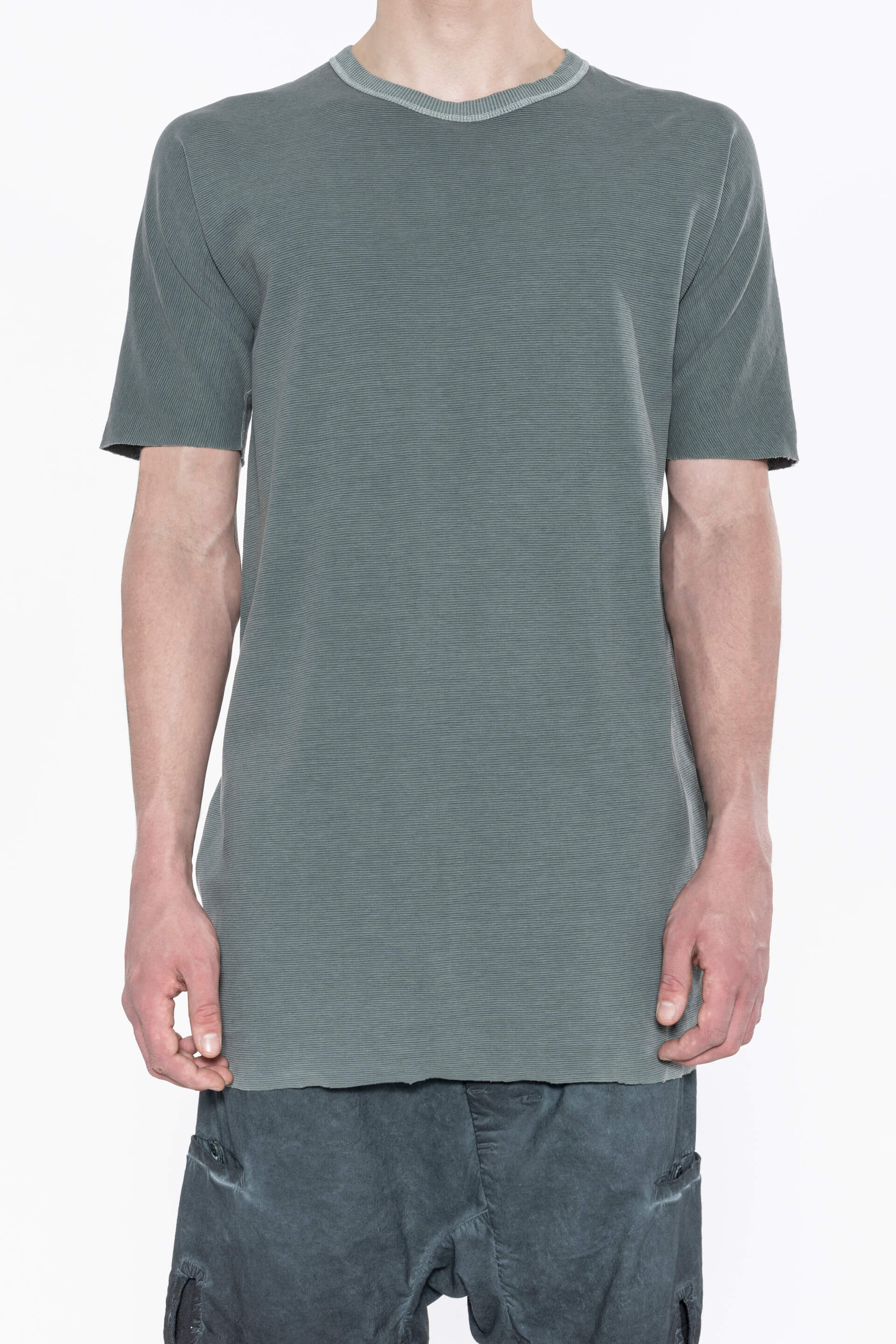 Boris Bidjan Saberi One Piece Long T-Shirt Alga