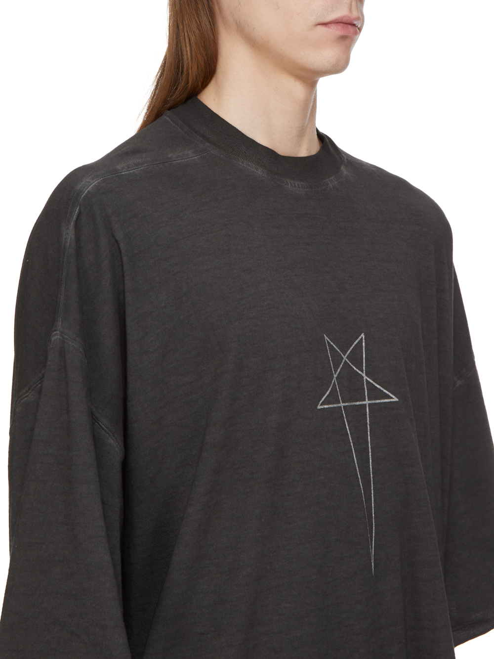 DRKSHDW by Rick Owens Tommy T Faded Black