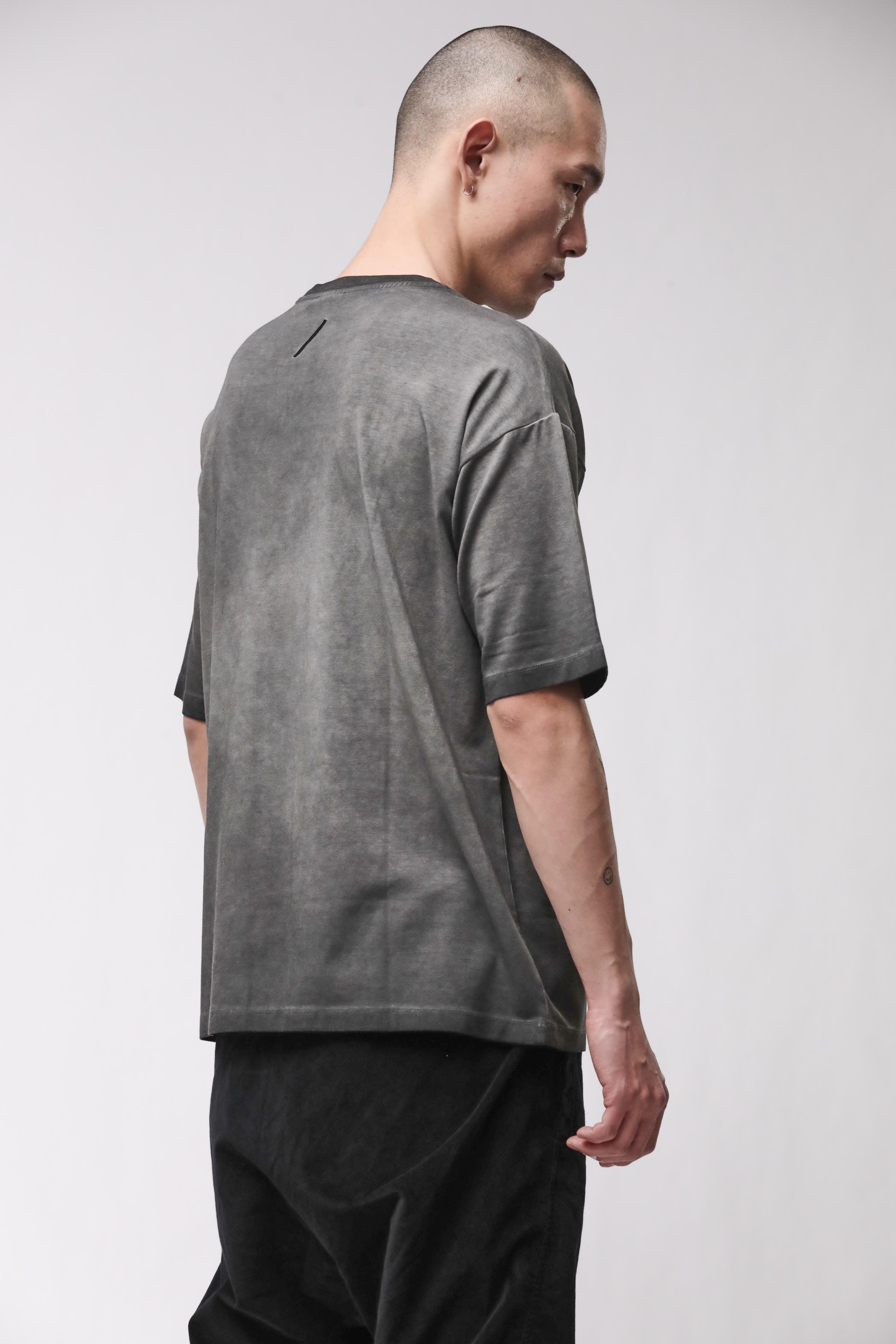Thom Krom Round Neck Shirt Grey