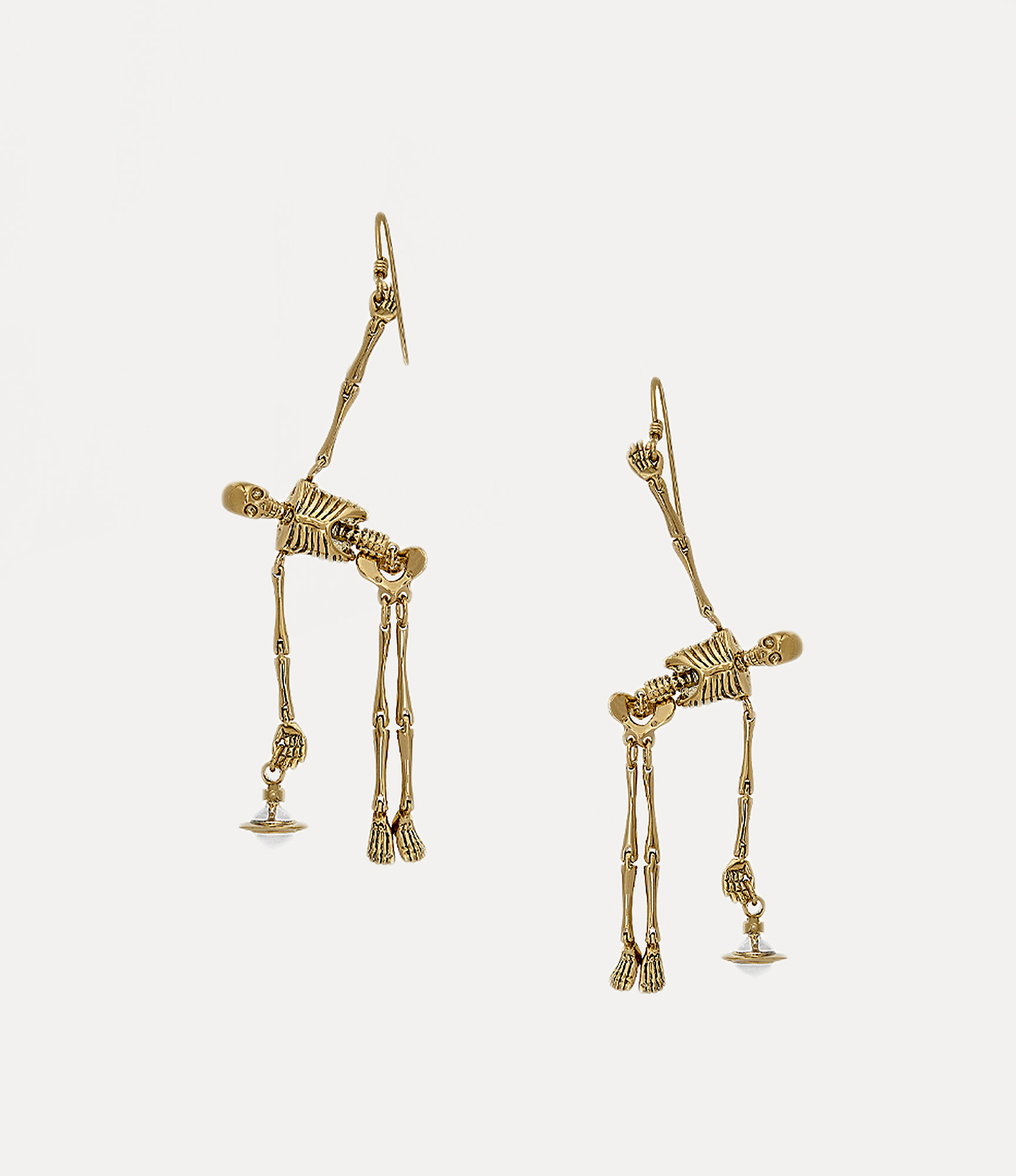 -AUSVERKAUFT-Vivienne Westwood Skeleton Earrings