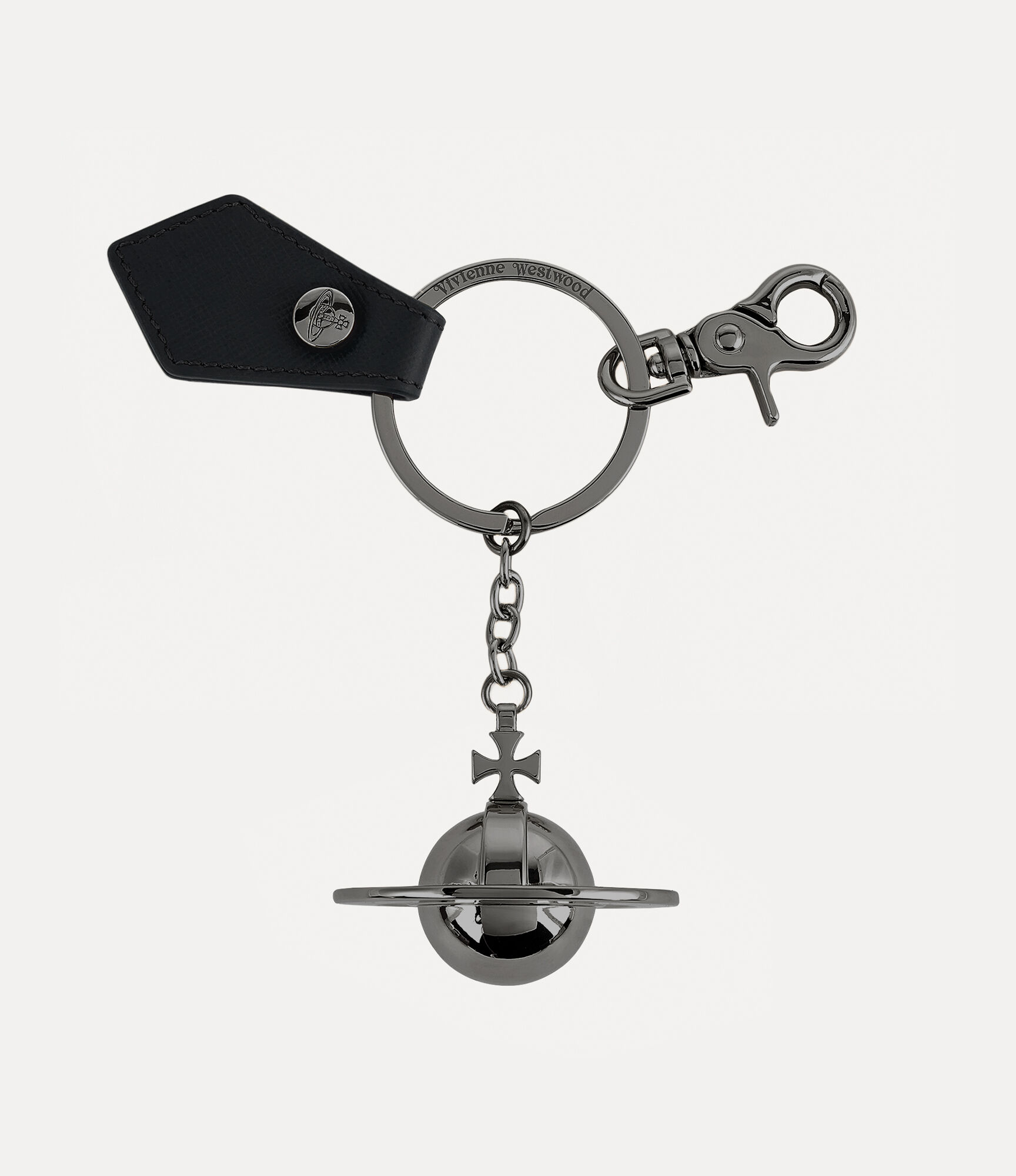 -AUSVERKAUFT- Vivienne Westwood 3D orb Keyring gunmetal