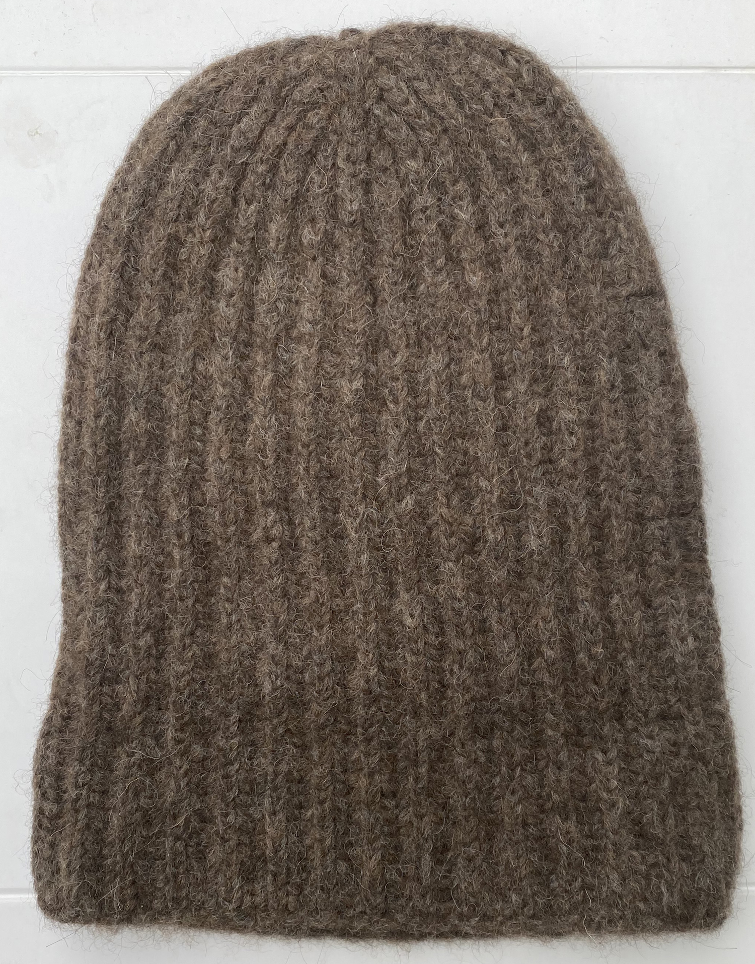 Isabel Benenato Alpaka Mütze Camel