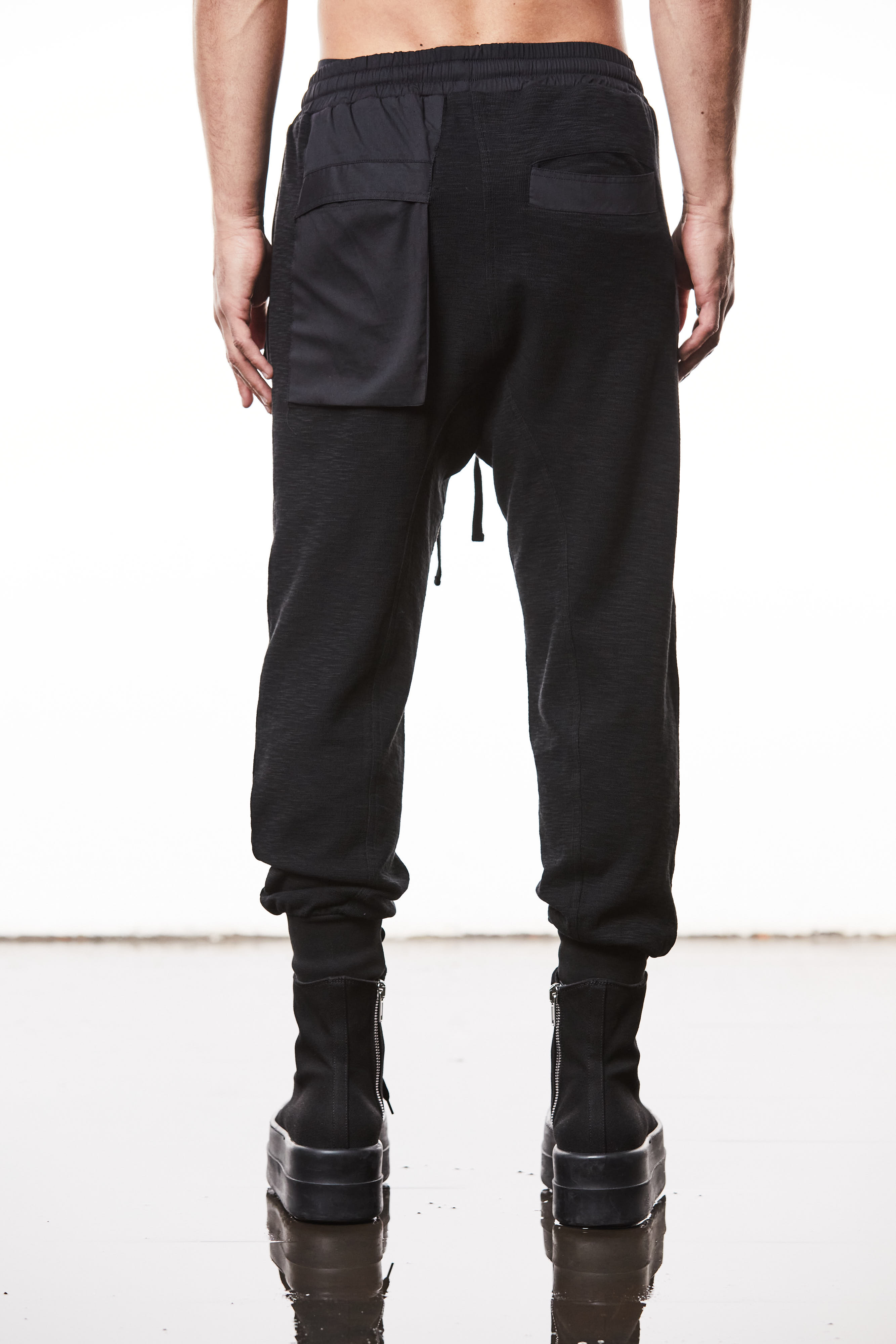 Thom Krom Matmix Cargo Trousers Black Thom Krom Matmix Cargo Trousers Black