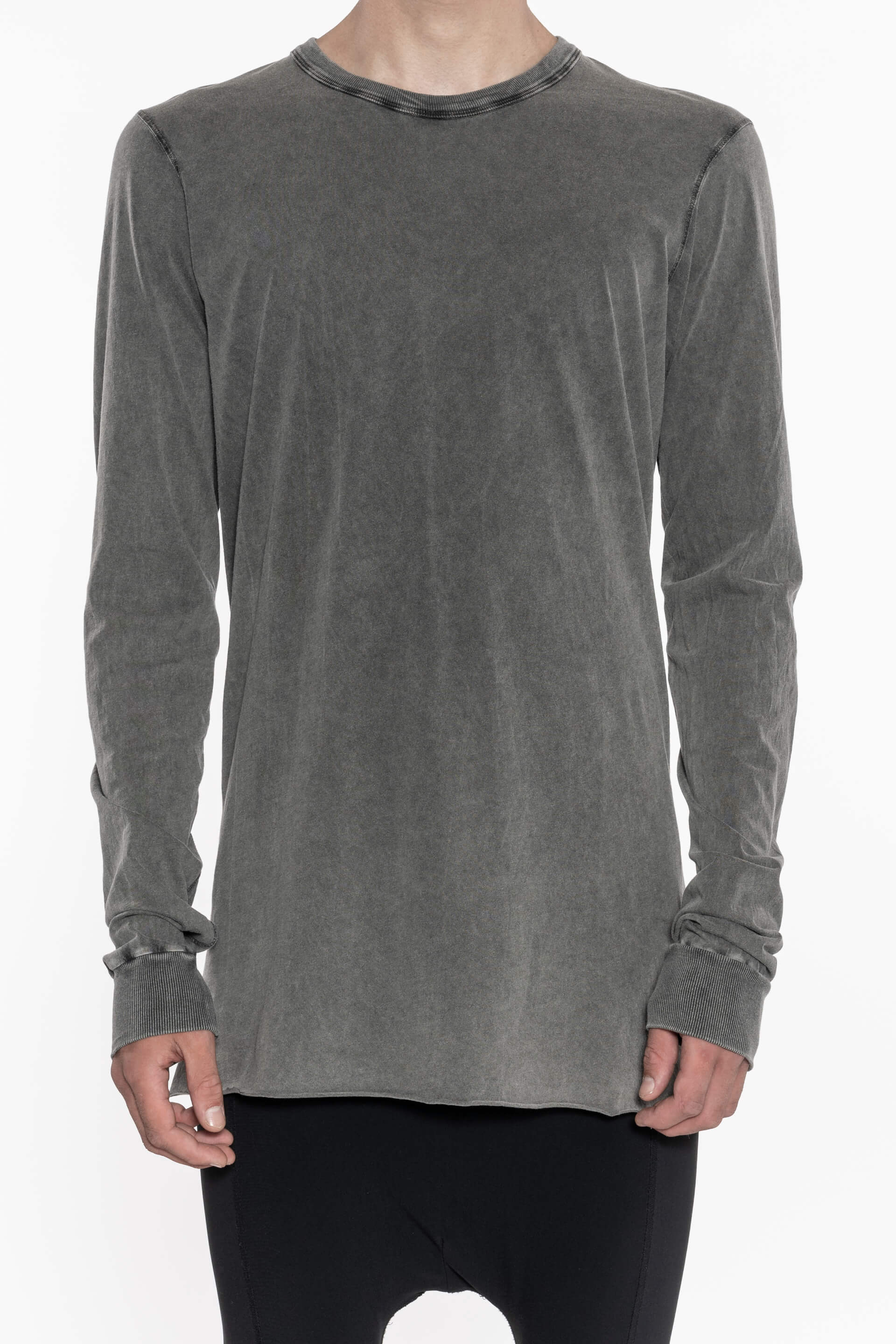 11 by Boris Bidjan Saberi Longsleeve L-S1B Acid Grey