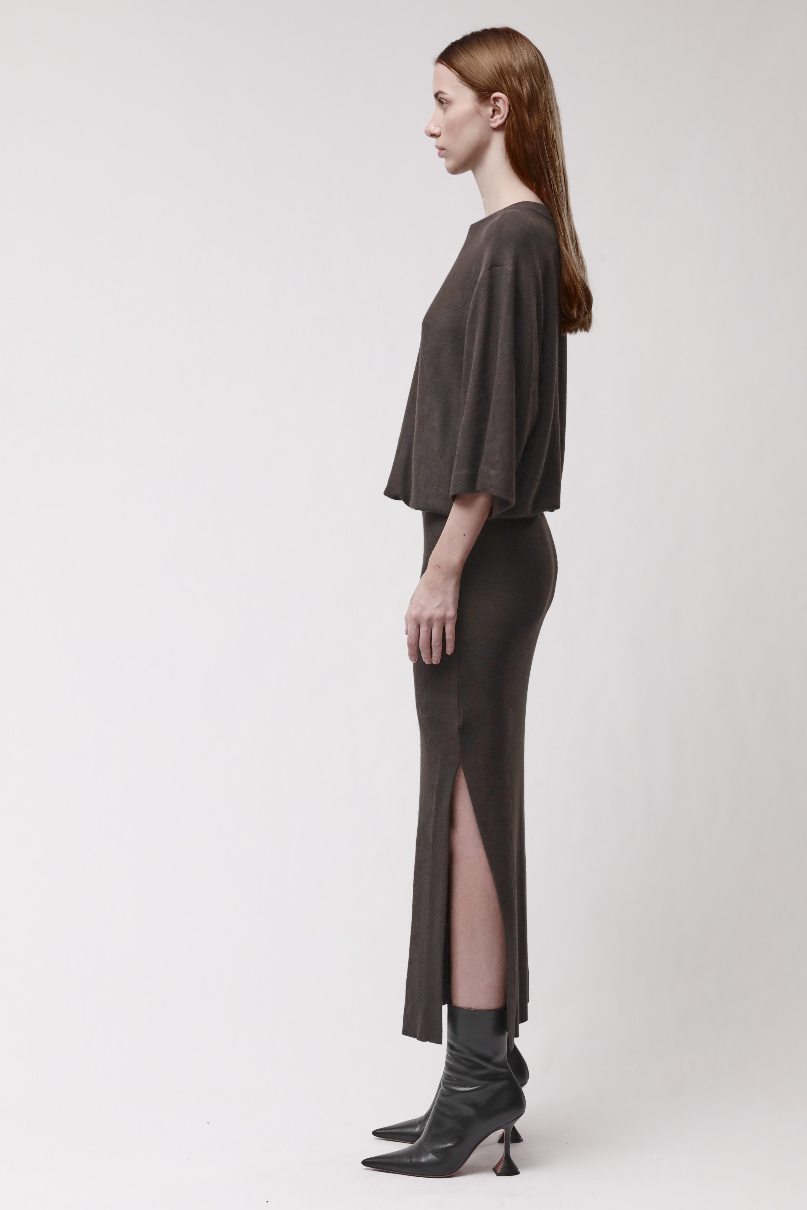 Thom Krom Kleid WD73 cold brown