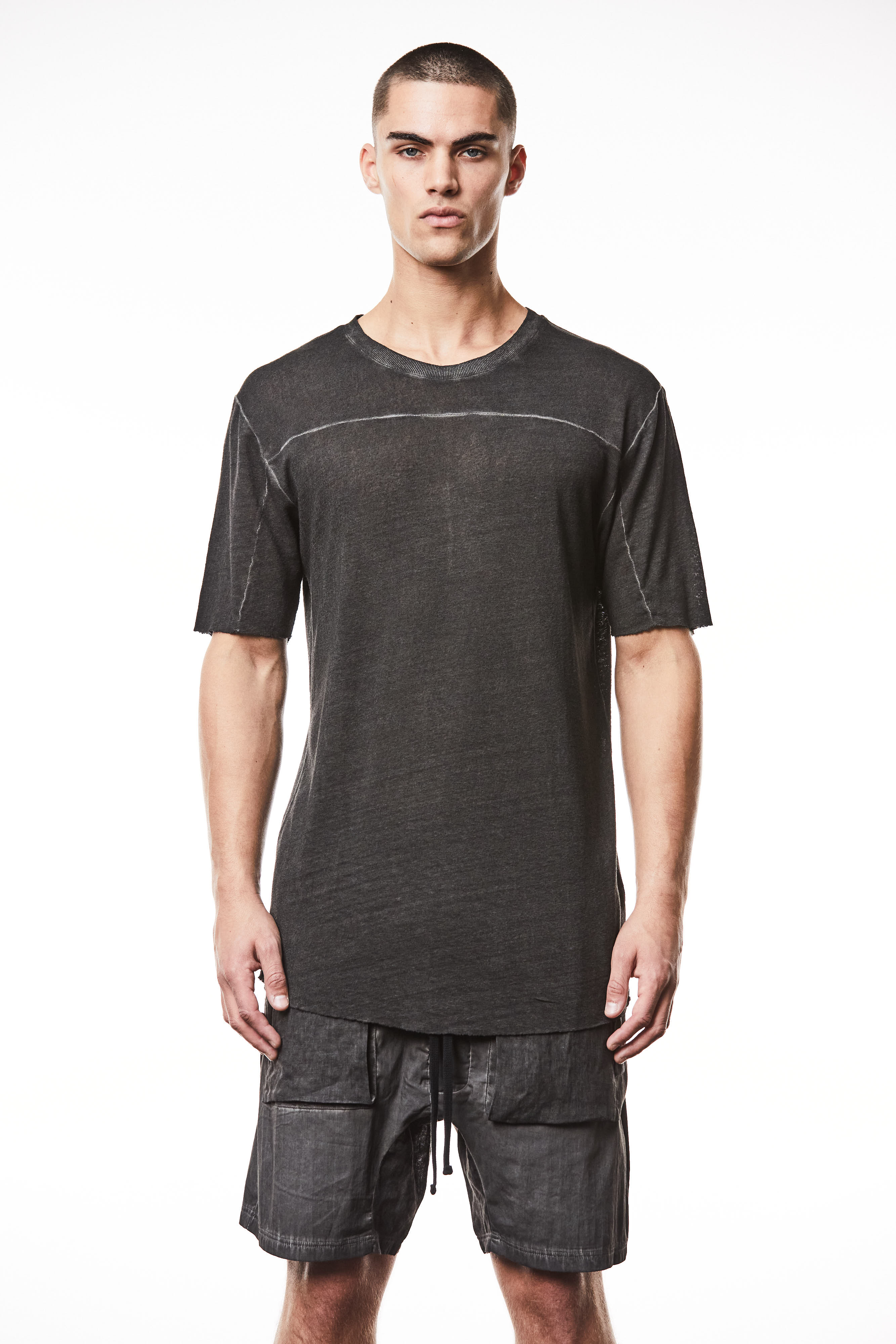 Thom Krom T-Shirt Black Oil 