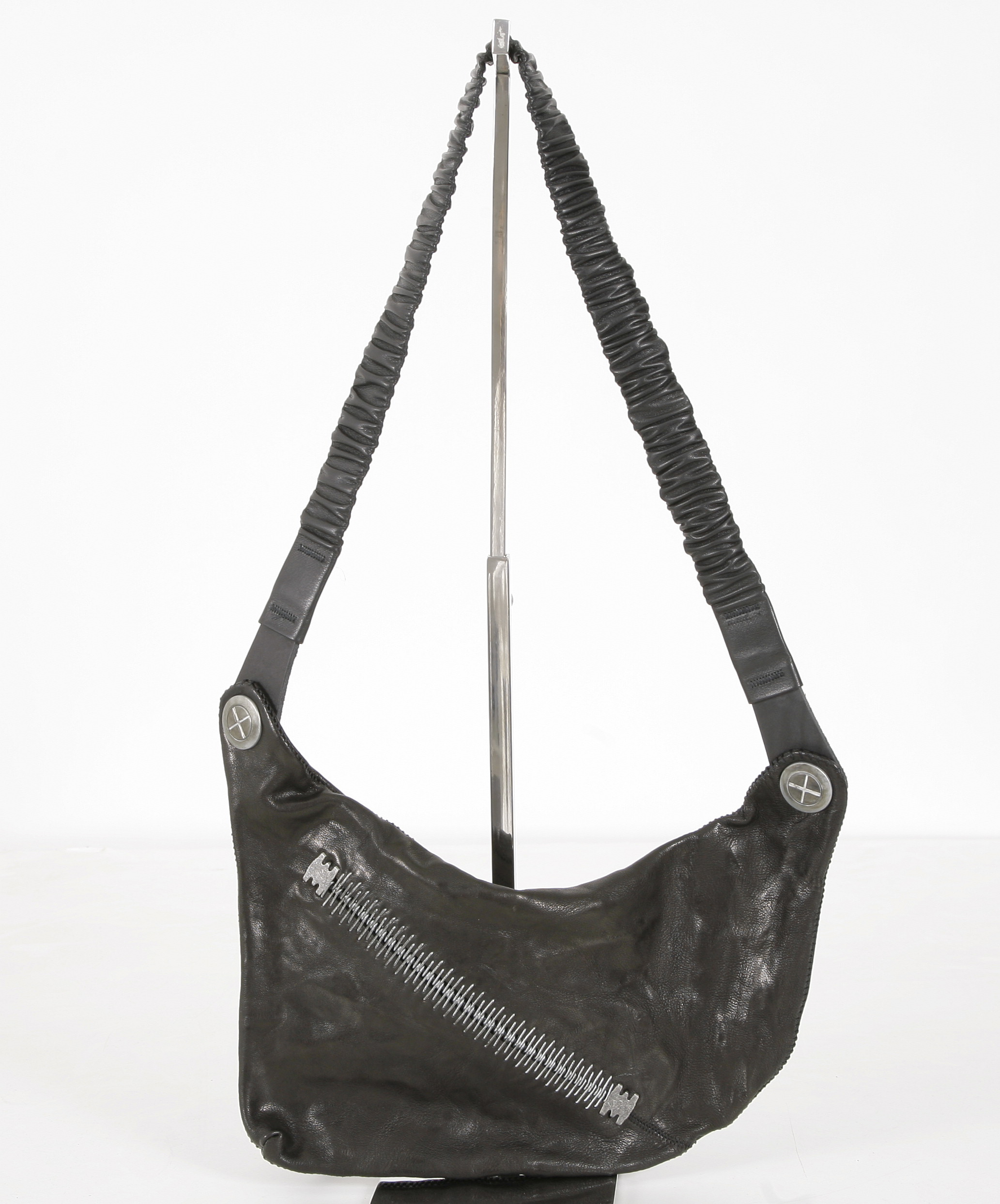 ISAAC SELLAM PASSAGER CROSSBODY LEATHER POUTCH 