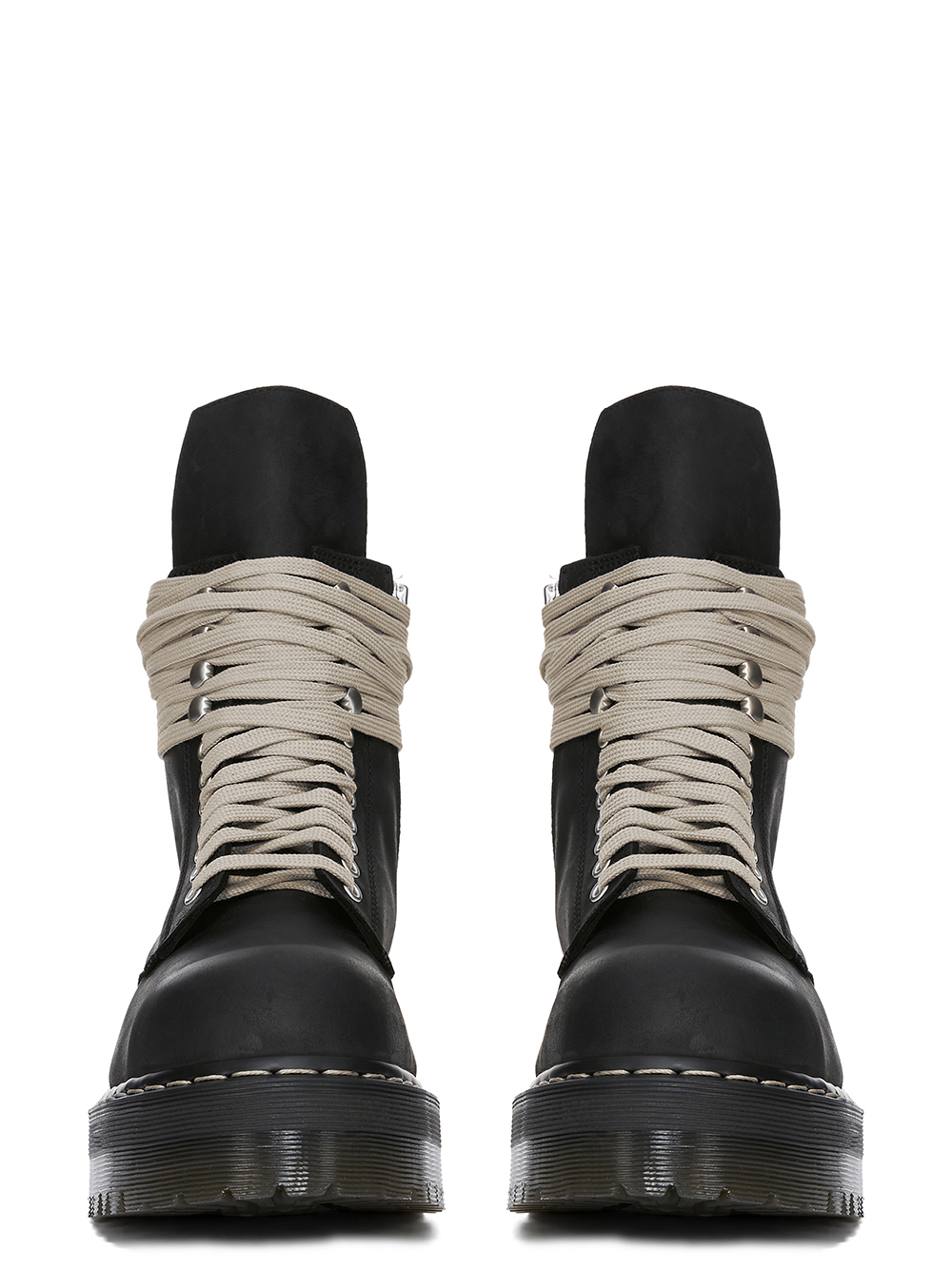 Rick Owens & Dr. Martens Quad Sole Steel Toe Boot 