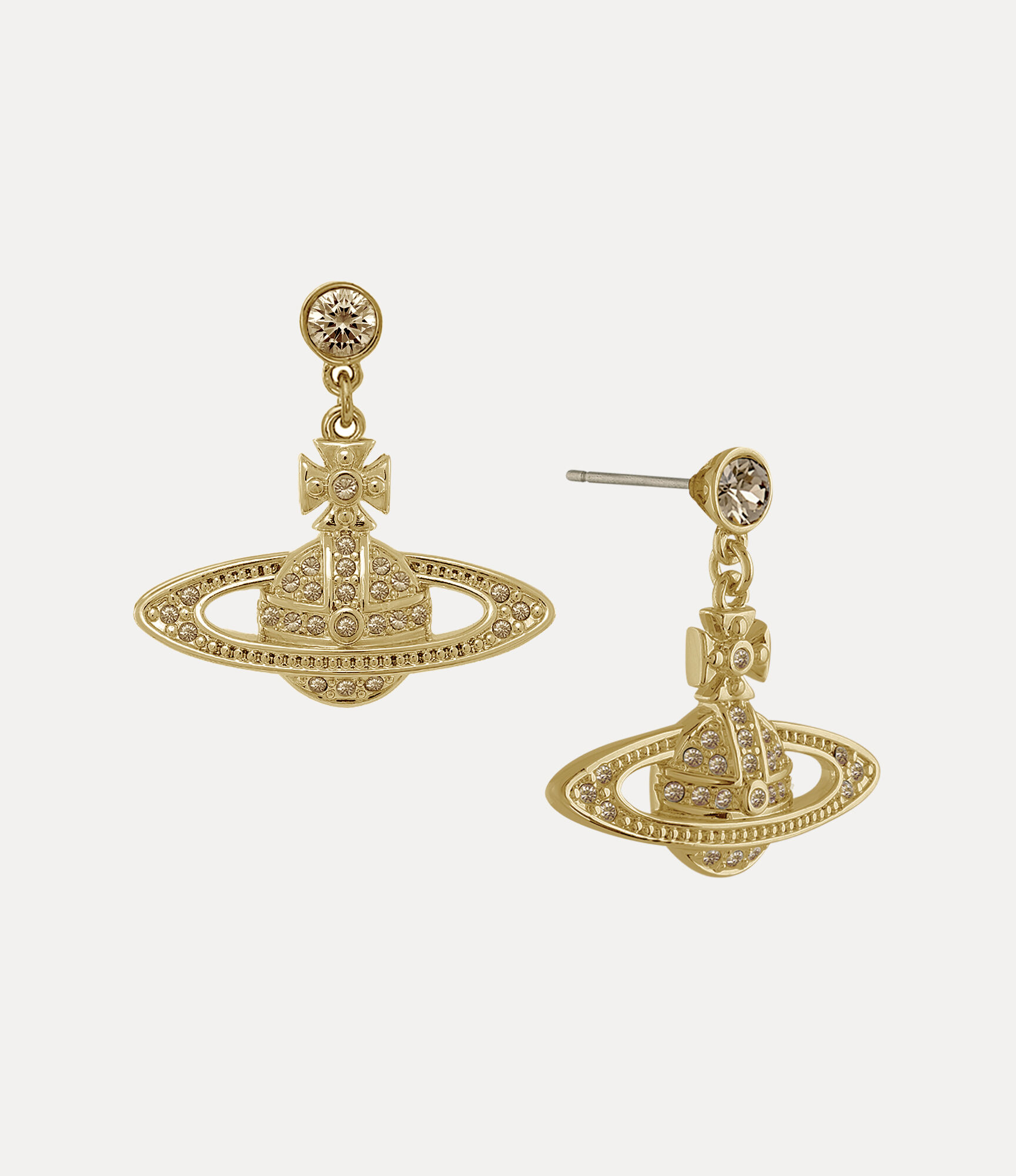 Vivienne Westwood Mini Bas Relief Drop Earrings