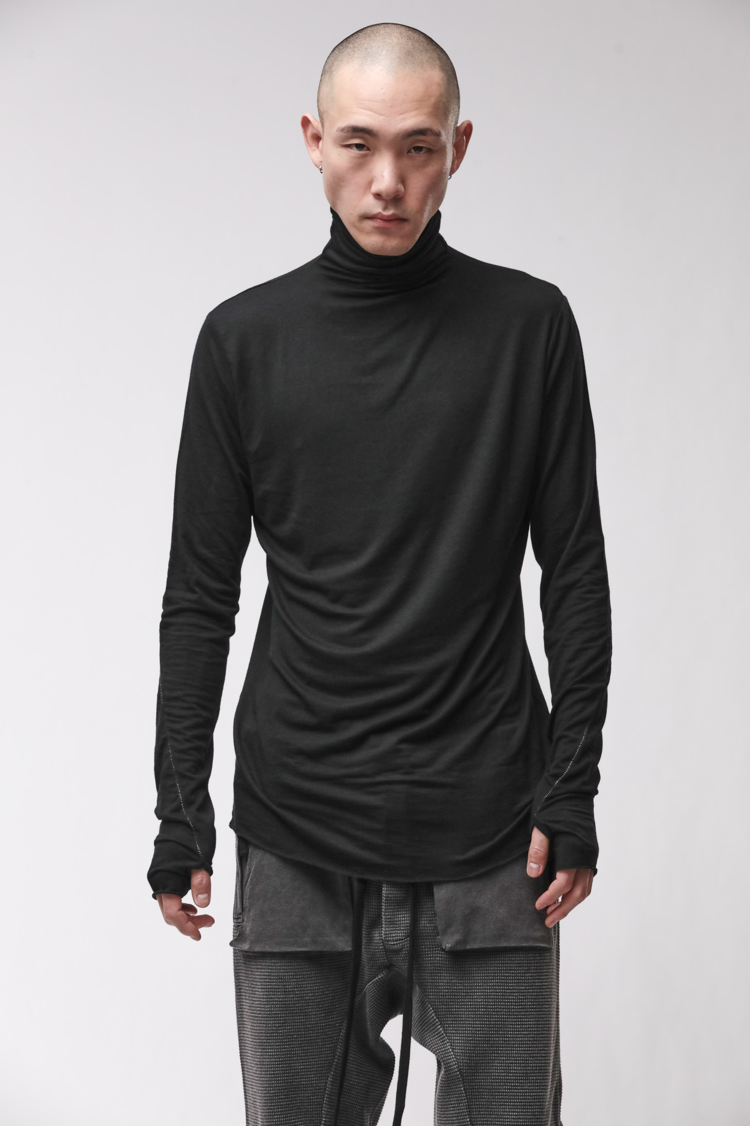 Thom Krom Roll Neck Shirt Cashmere