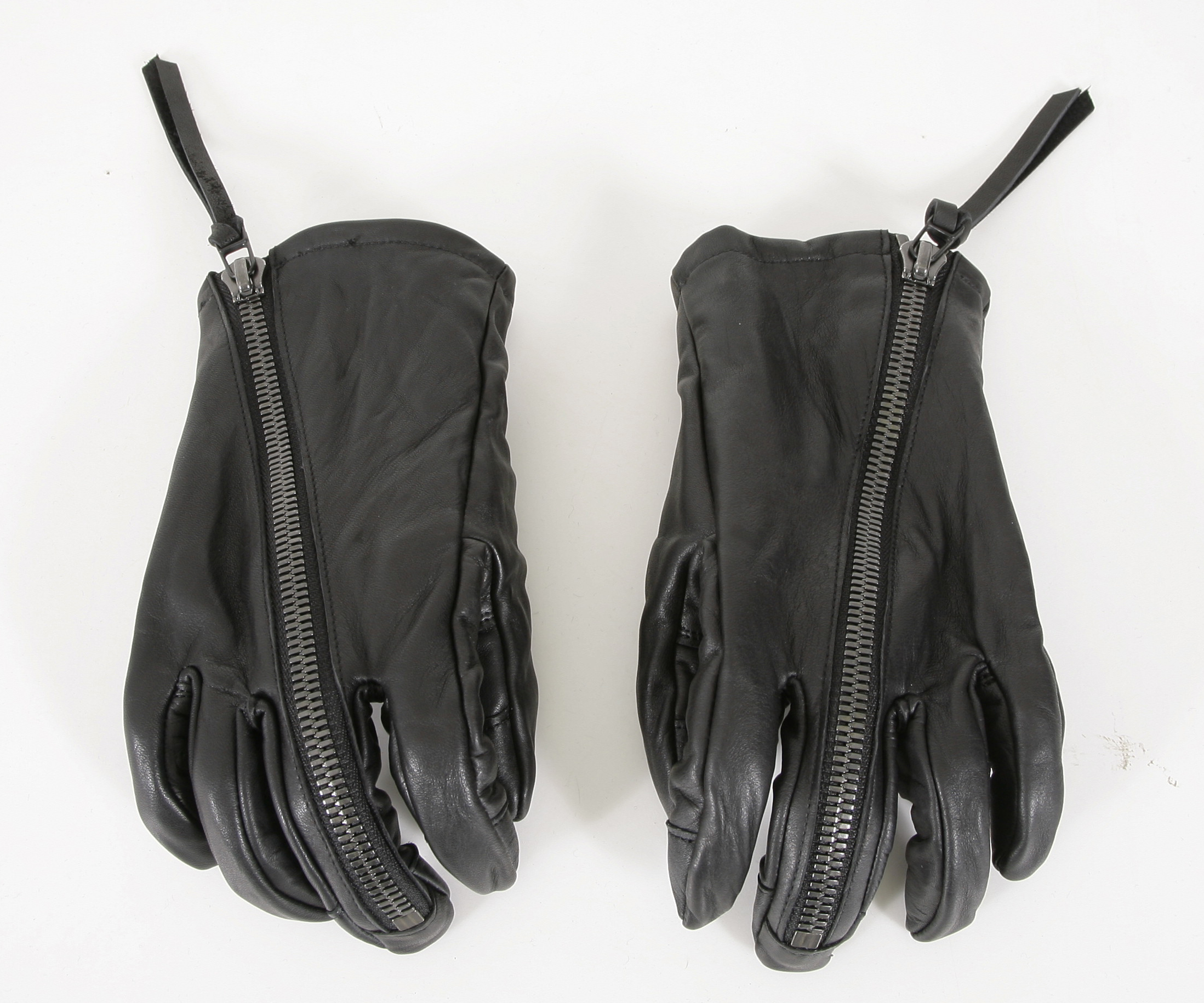 D.Hygen Horse Leather Zip Gloves