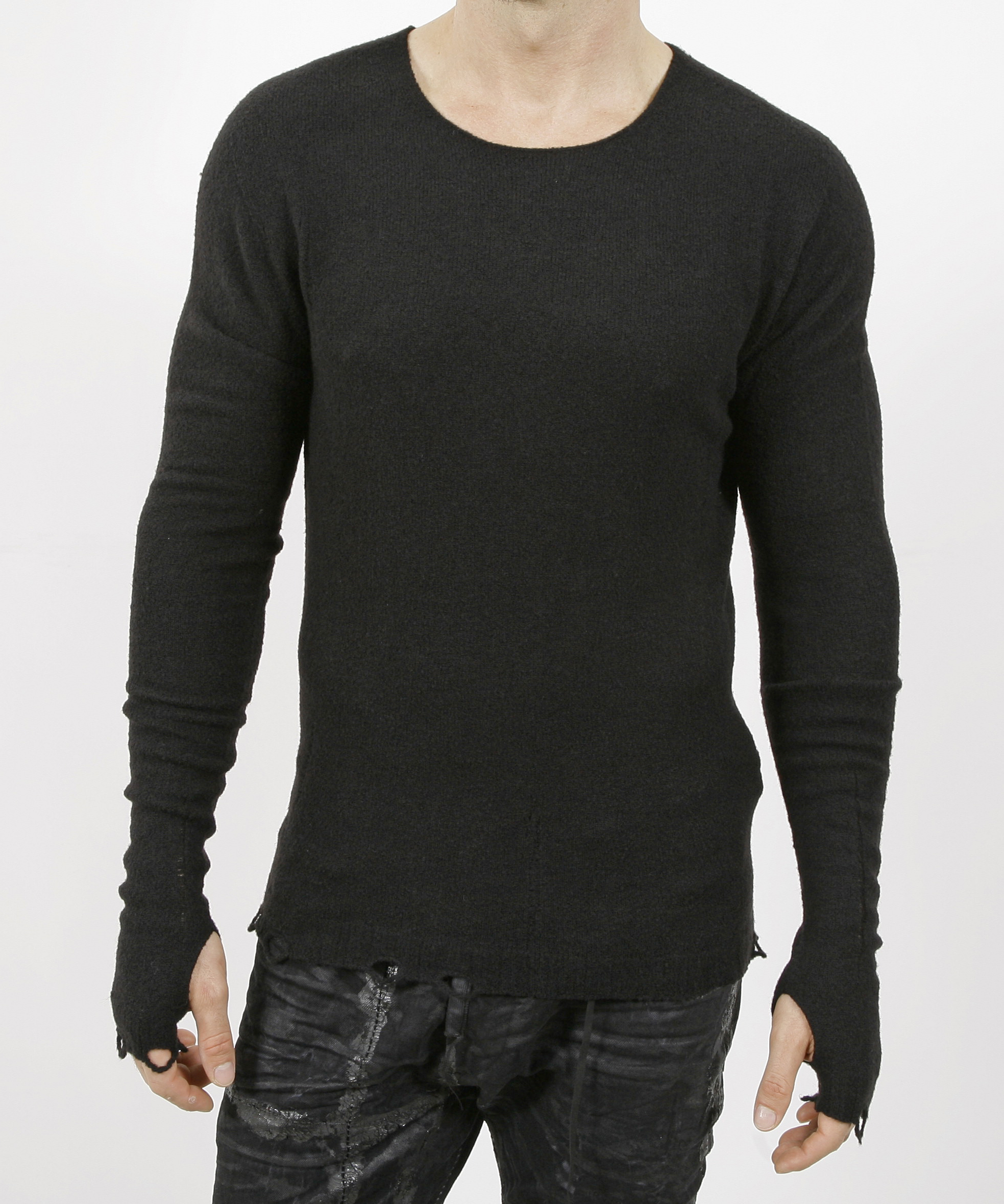 MD75 Pullover Silk Black 