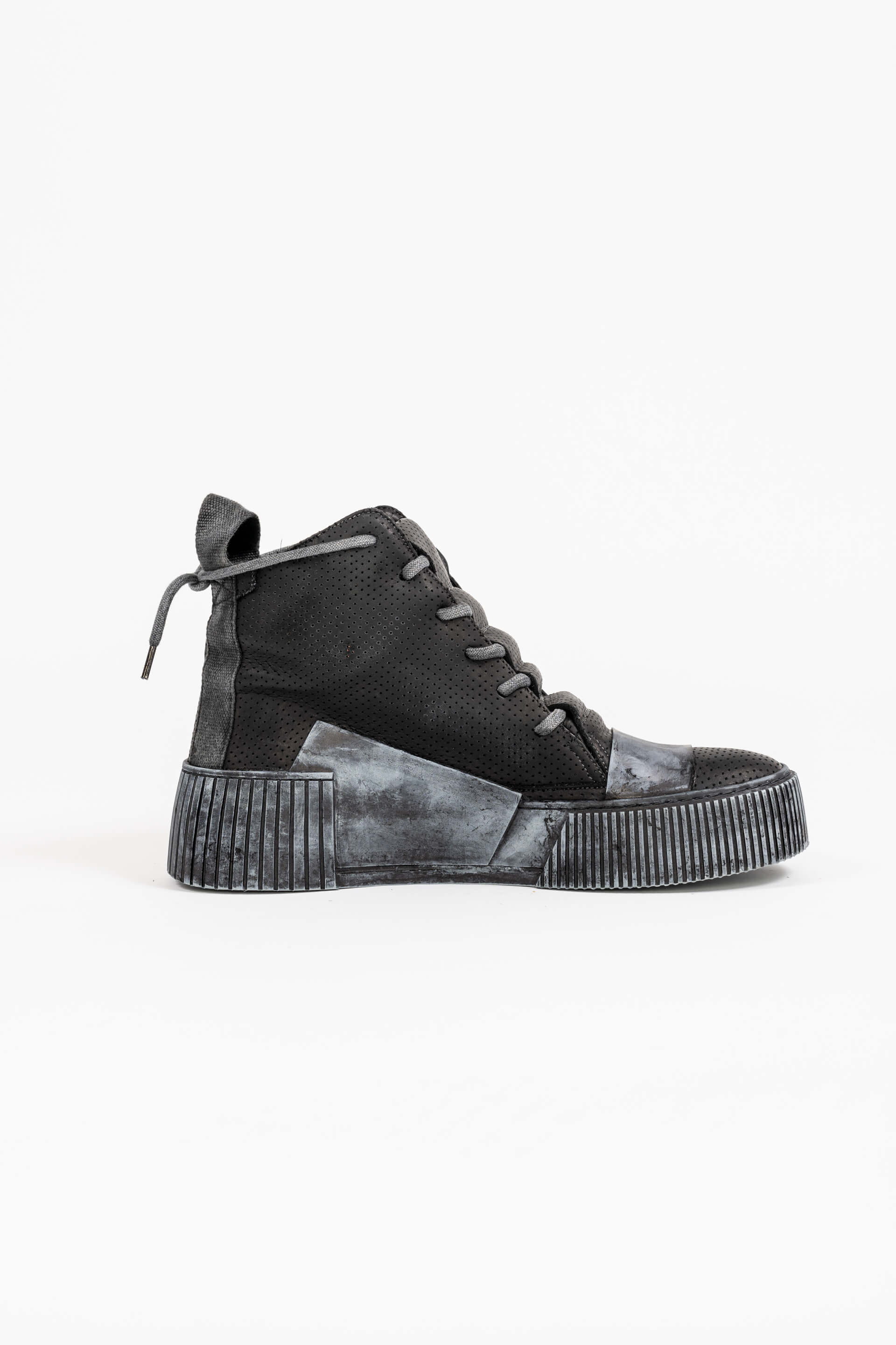 Boris Bidjan Saberi BAMBA1.1 Perforated Leather Sneakers 