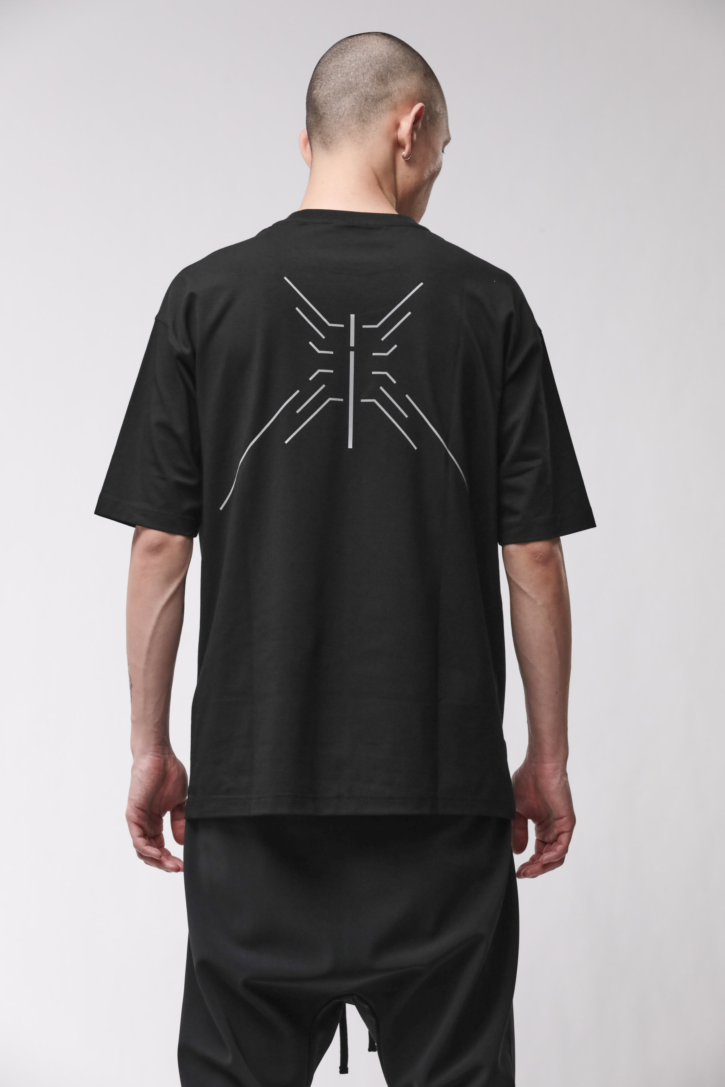 Thom Krom Printed Round Neck Shirt