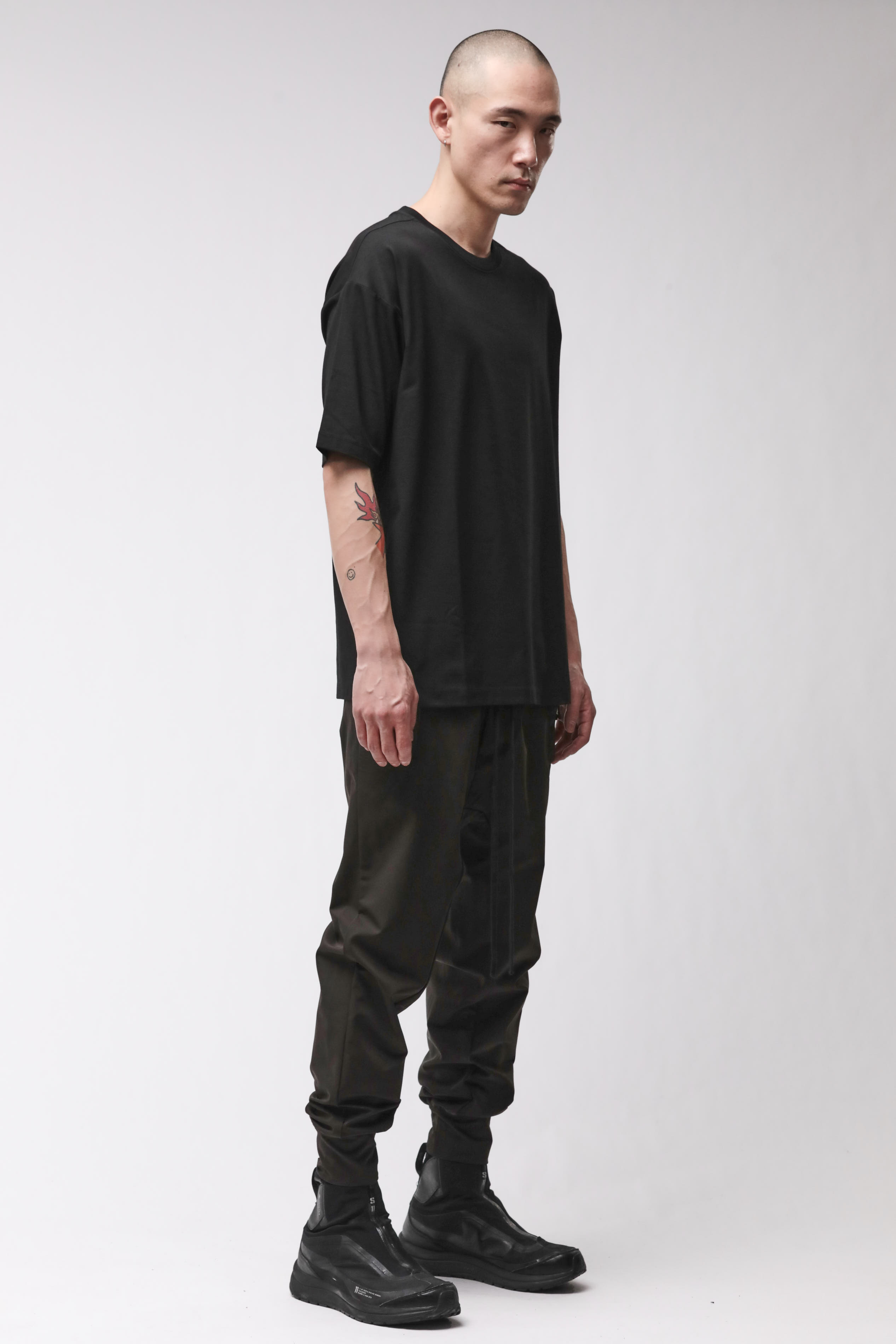 Thom Krom Round Neck Shirt Black
