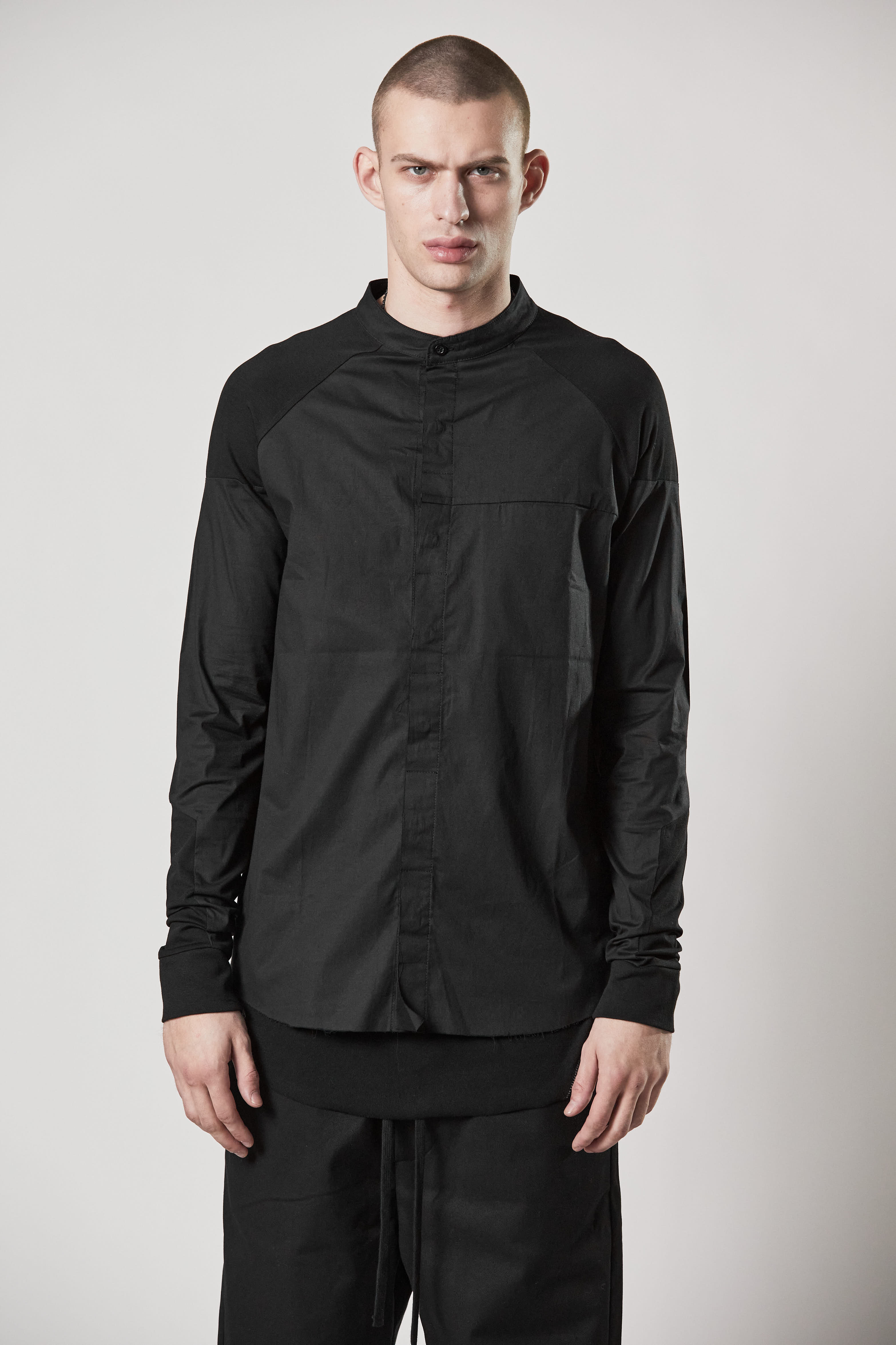 Thom Krom Stand up Collar Shirt