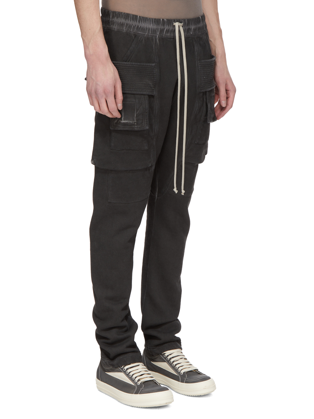 DRKSHDW by Rick Owens Creatch Cargo Faded Black