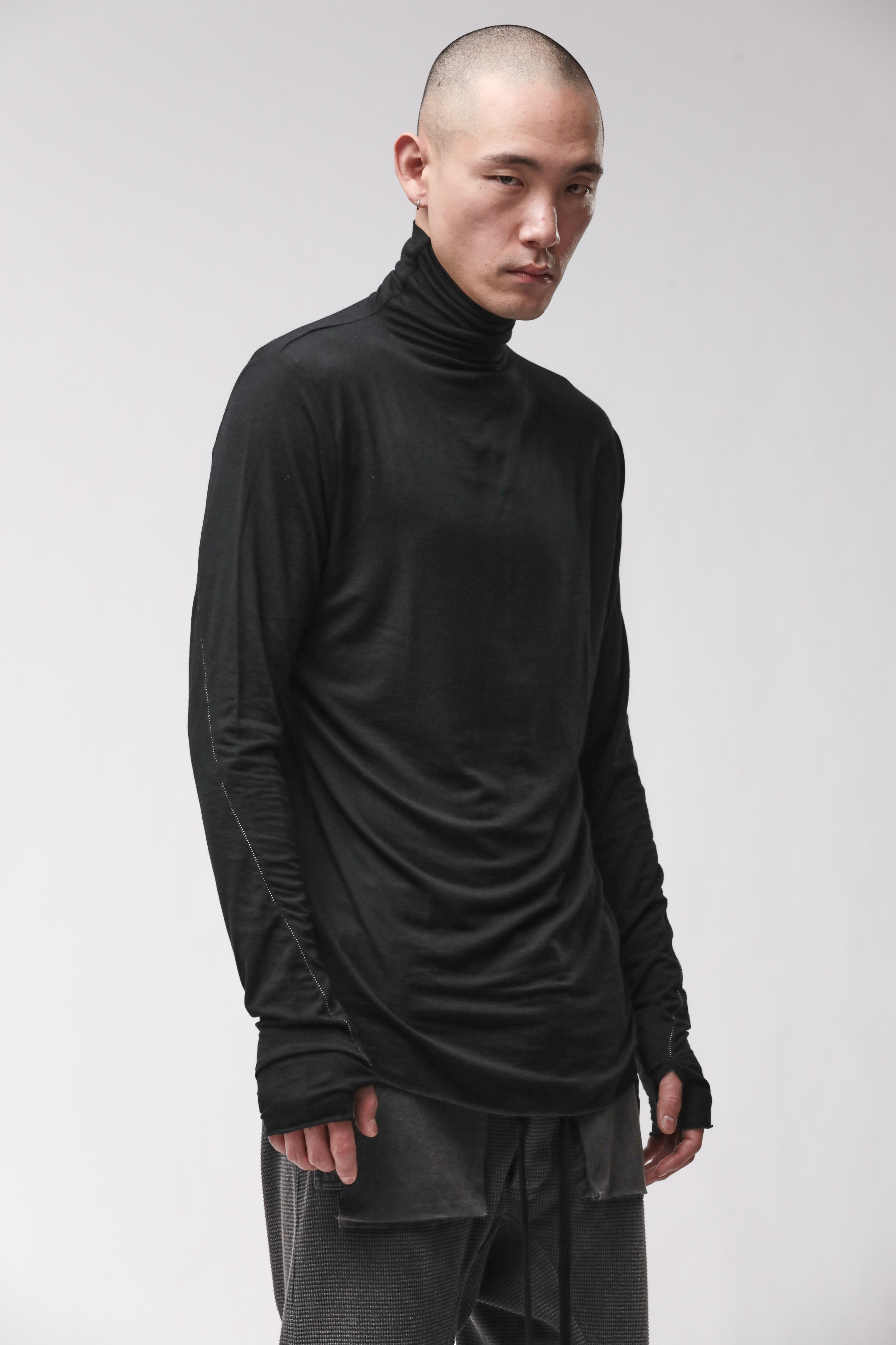 Thom Krom Roll Neck Shirt Cashmere