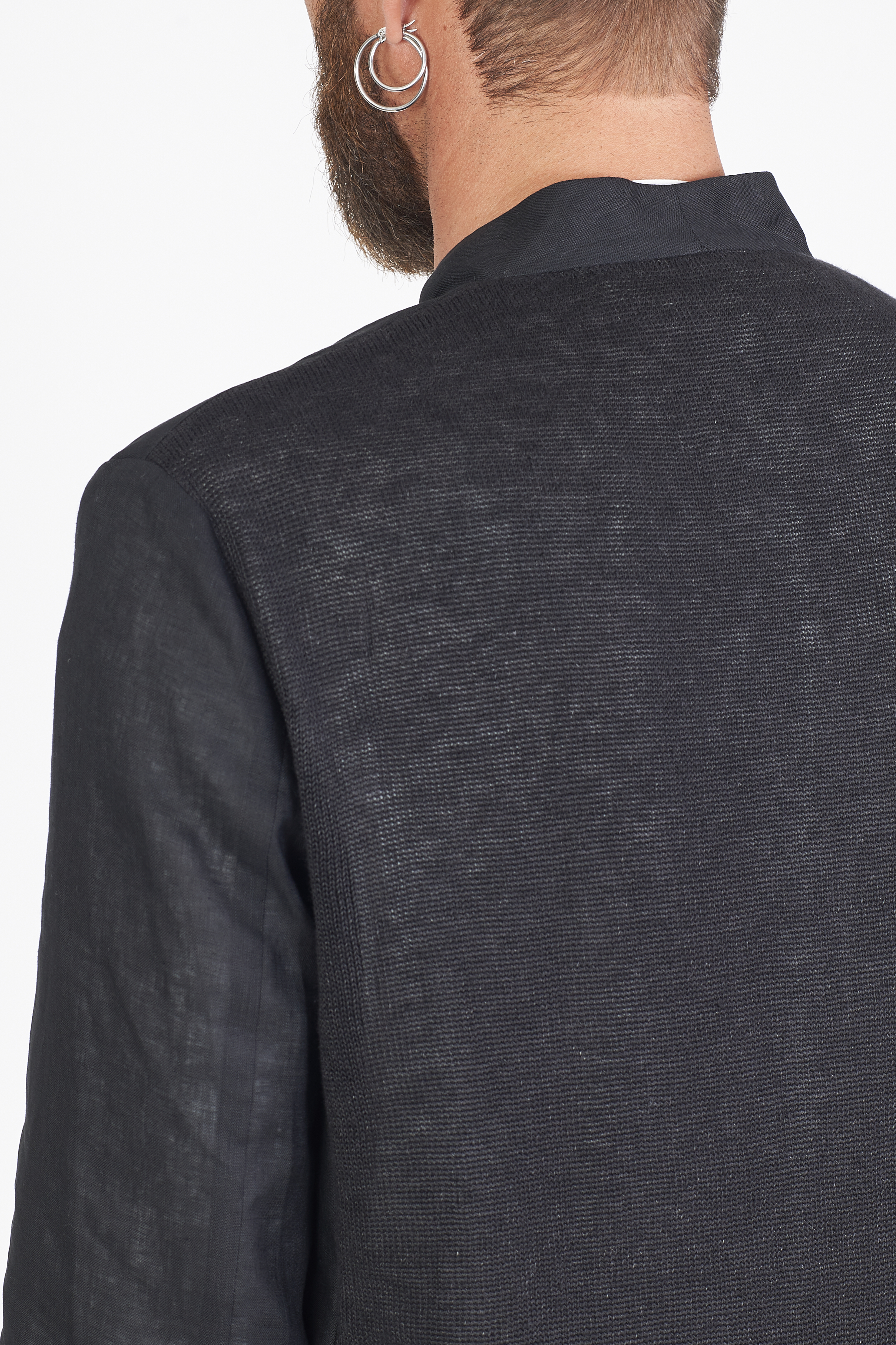 Isabel Benenato Linen Blazer Isabel Benenato Linen Blazer
