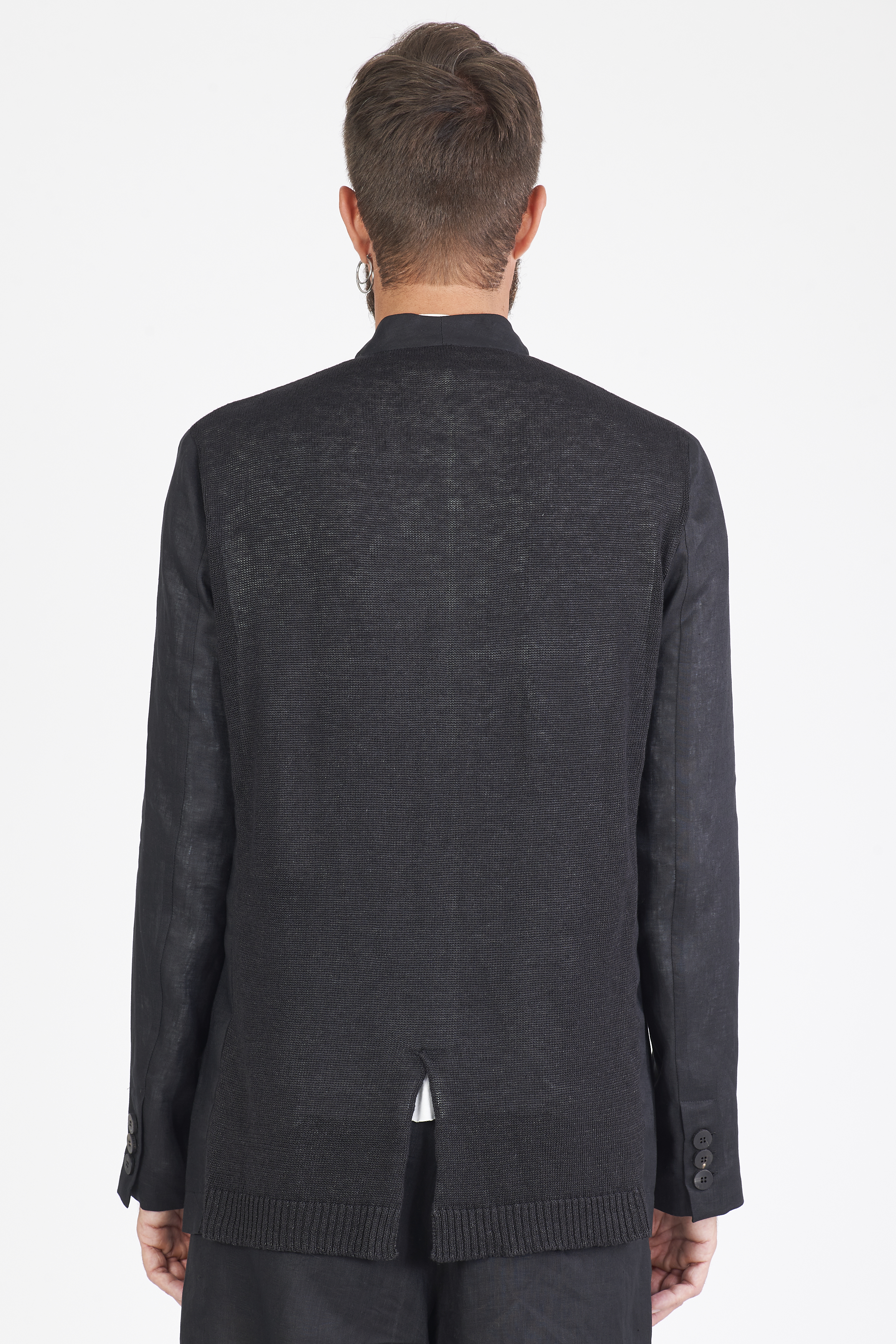 Isabel Benenato Linen Blazer Isabel Benenato Linen Blazer