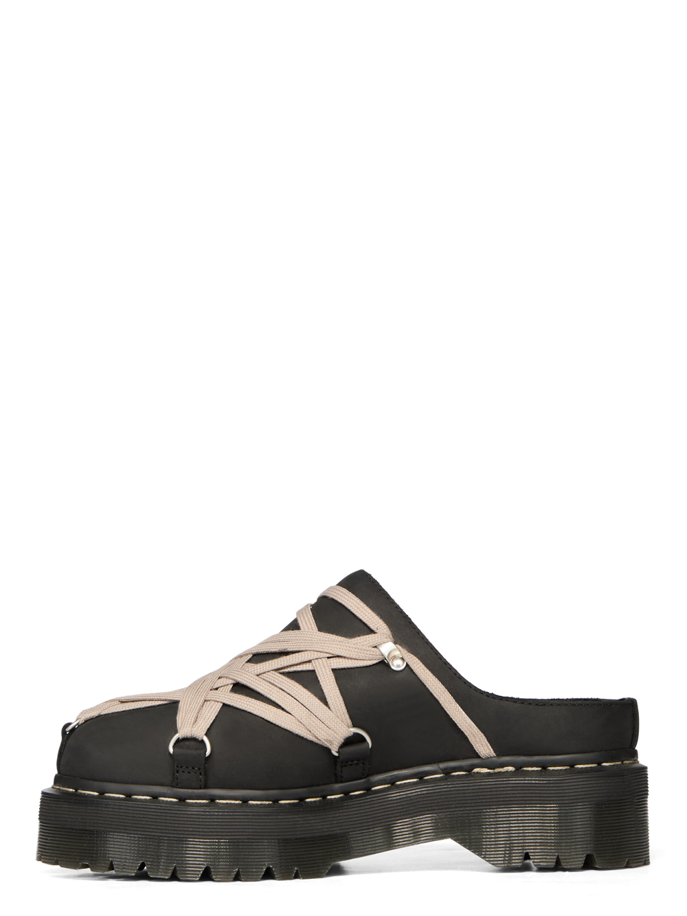 Rick Owens & Dr. Martens Quad Megalace Mule