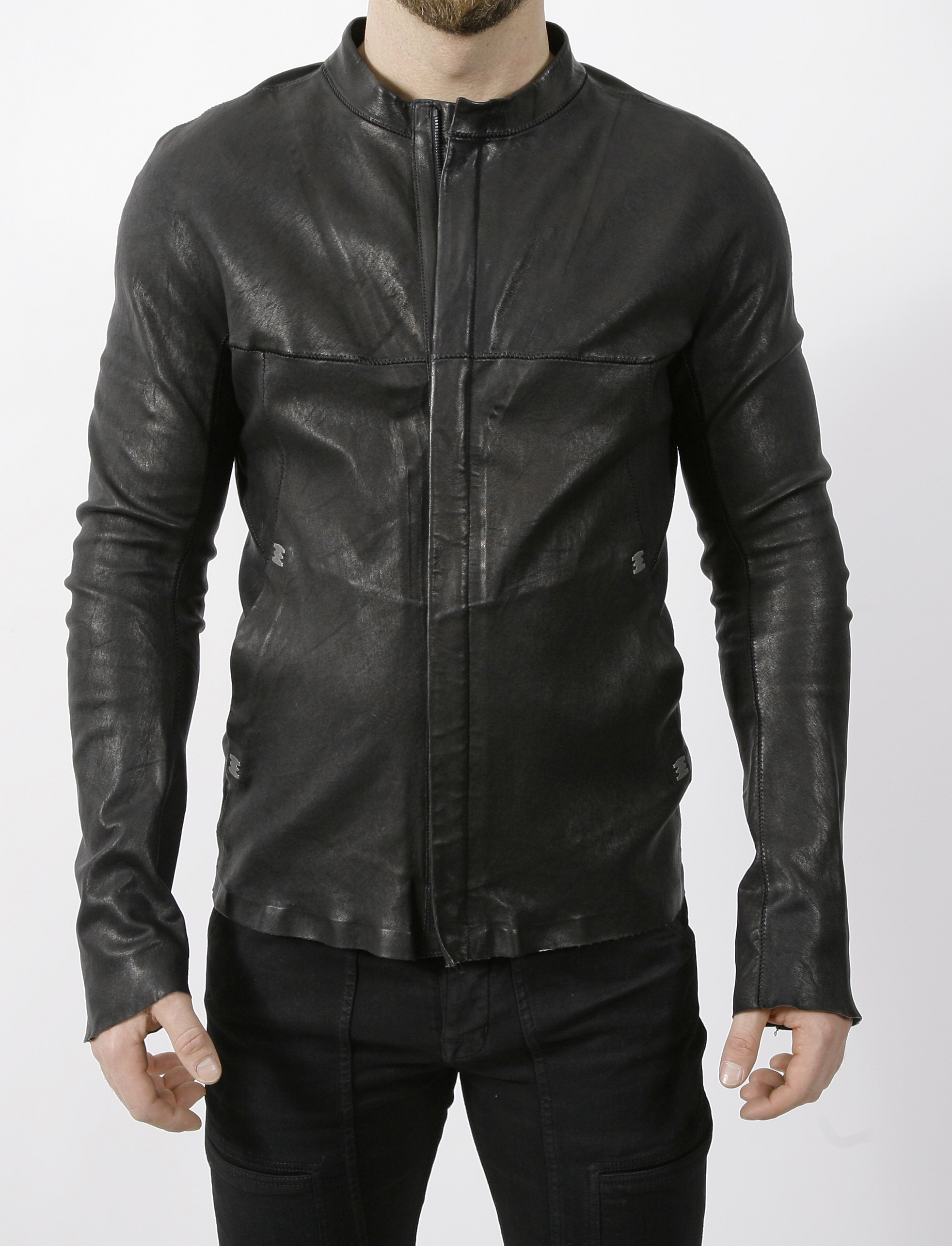 Isaac Sellam Inexorable Stretch Lederjacke