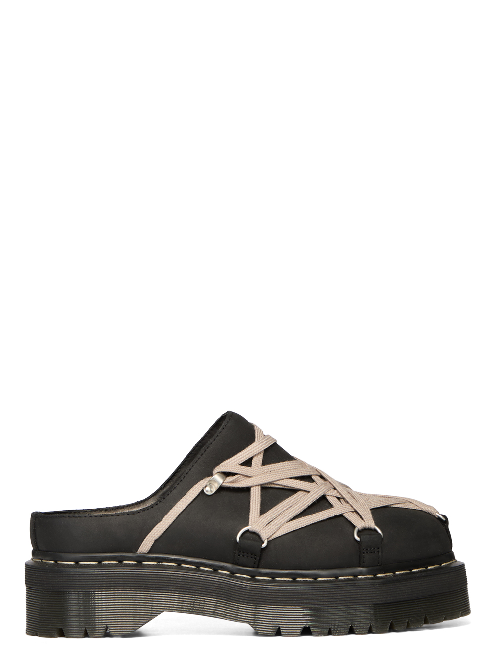 Rick Owens & Dr. Martens Quad Megalace Mule
