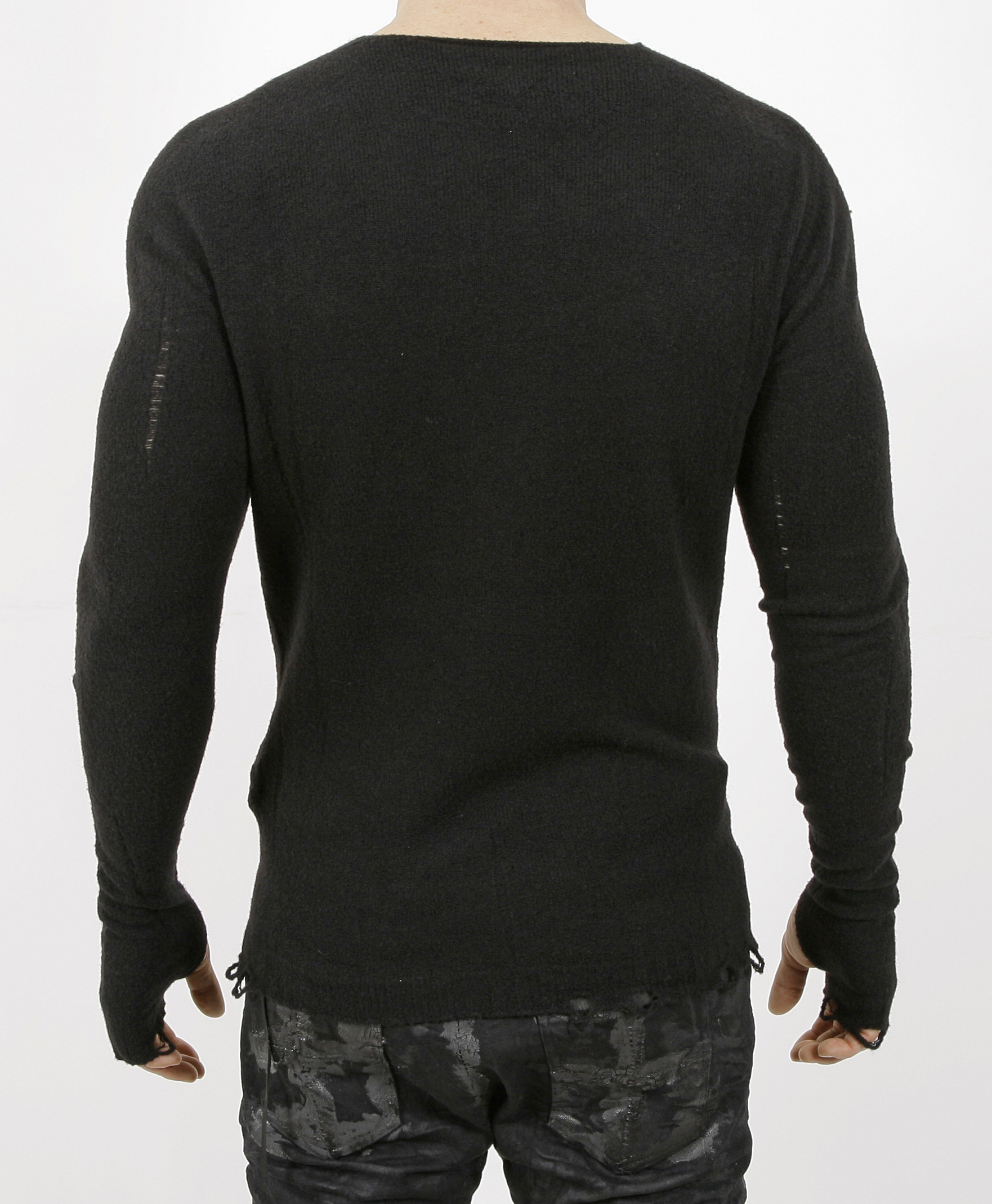 MD75 Pullover Silk Black 