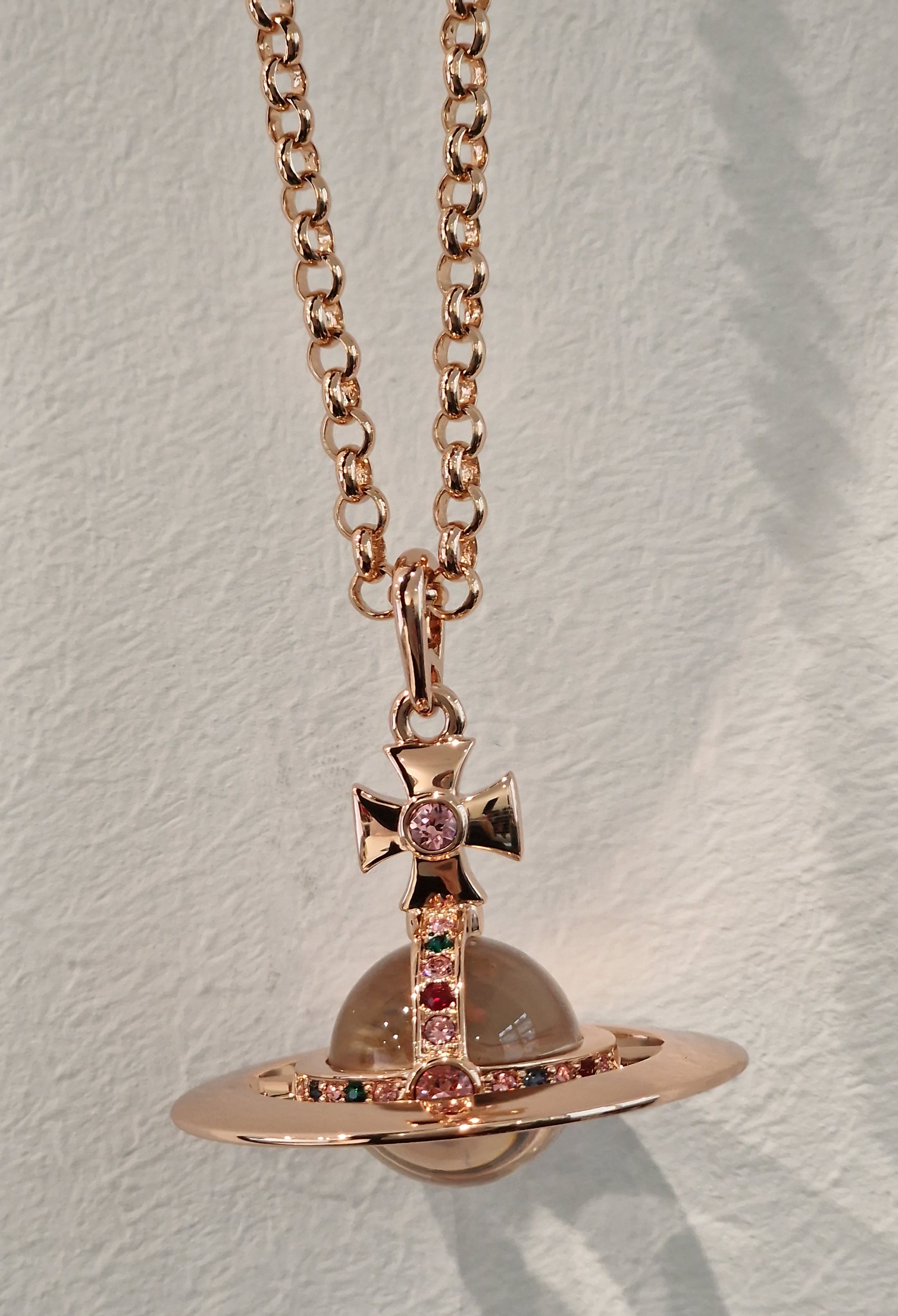 Vivienne Westwood Orb pendant rosegold