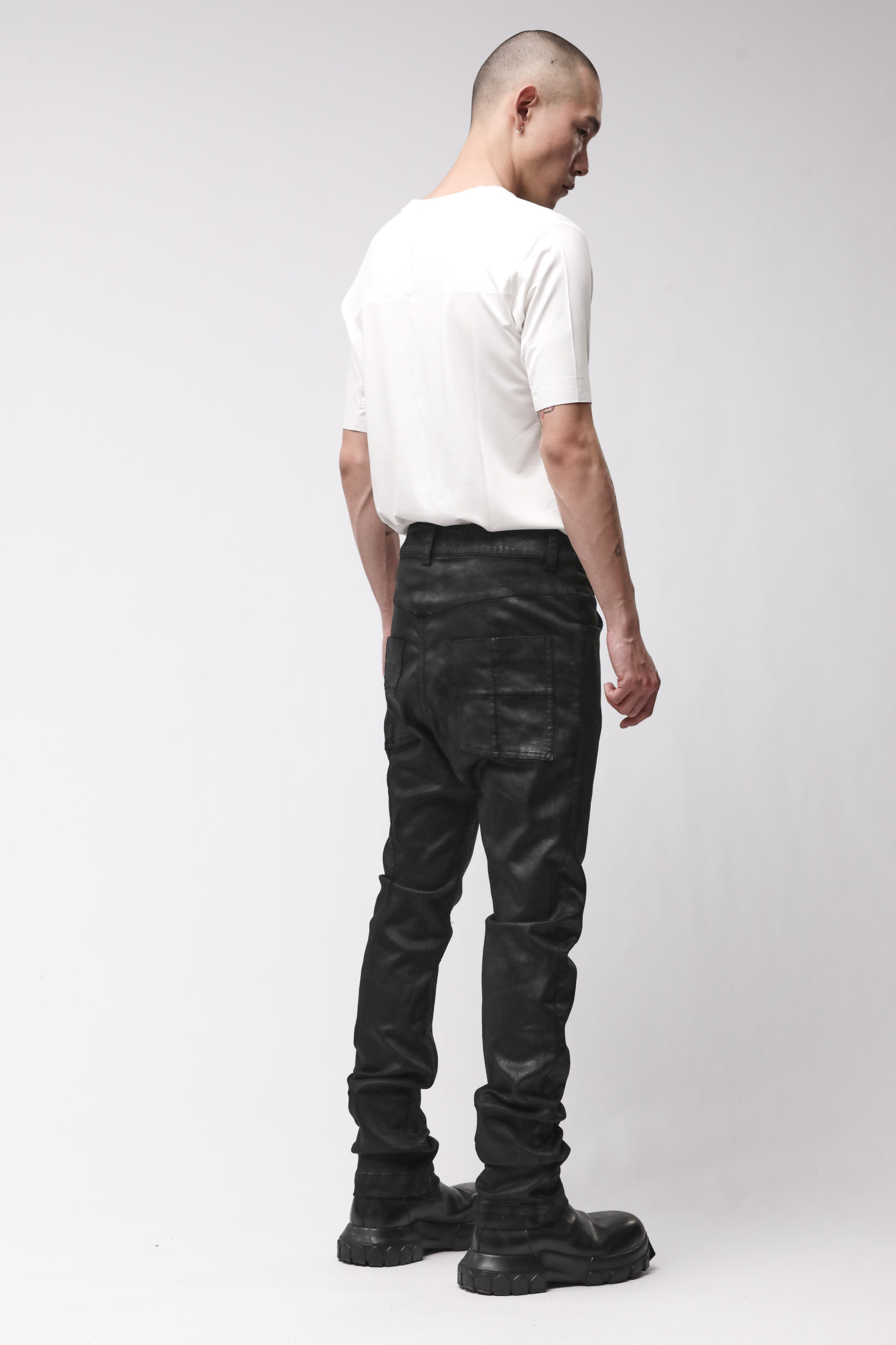 Thom Krom Black Coated Jeans