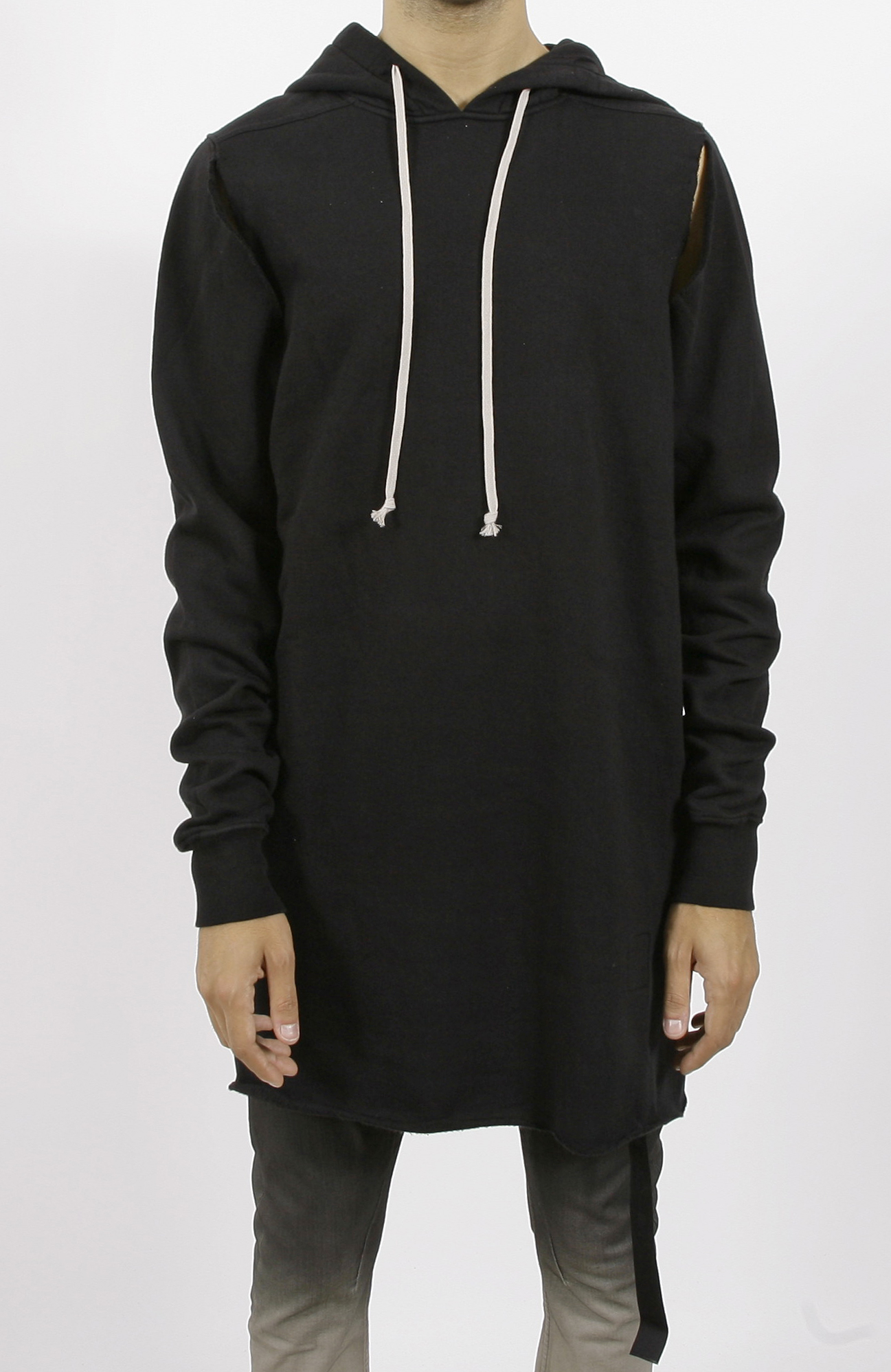 DRKSHDW by Rick Owens Cape Sleeve Pull Over Hoodie 