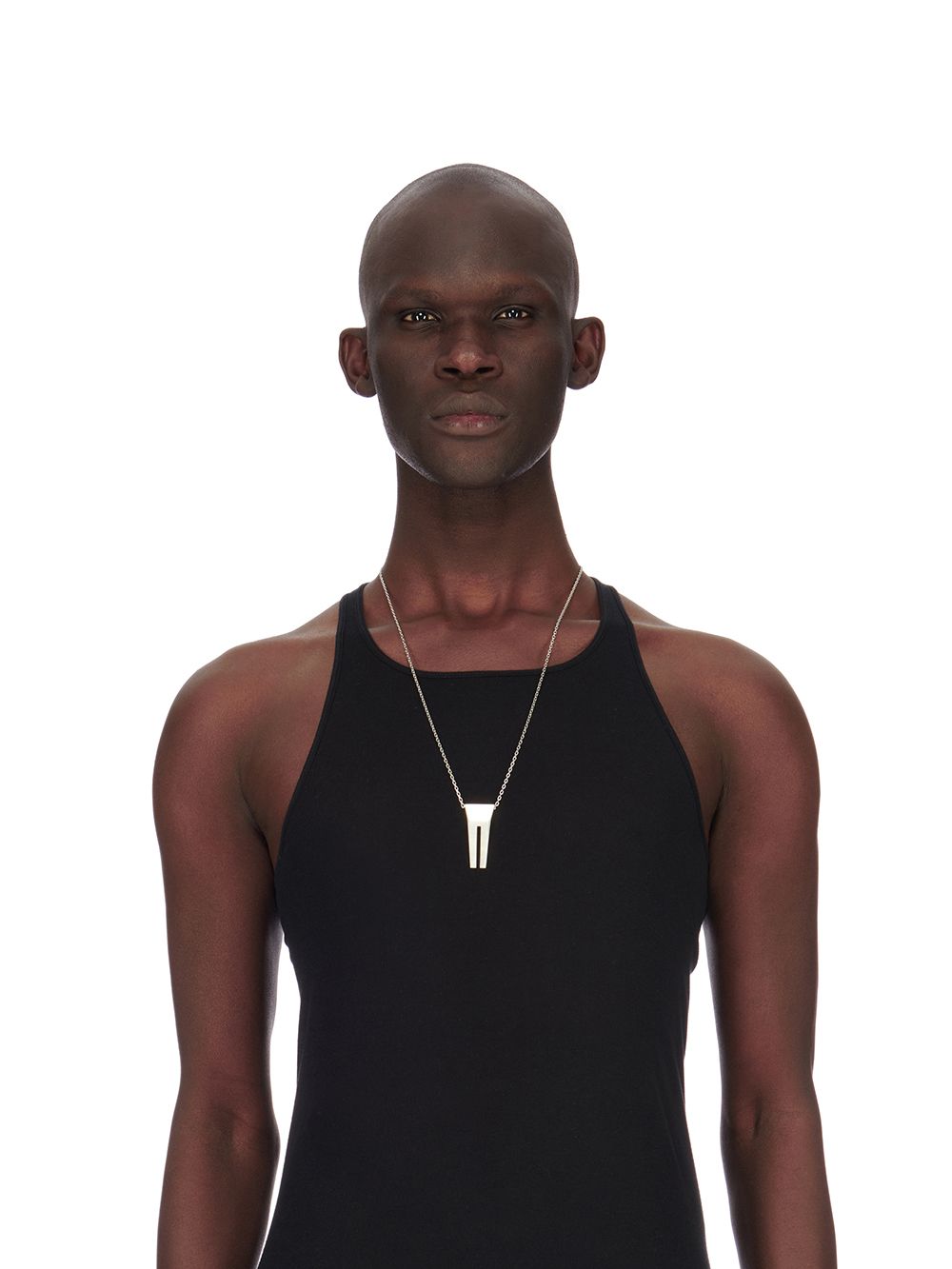 RICK OWENS OPEN TRUNK CHARM IN BRASS