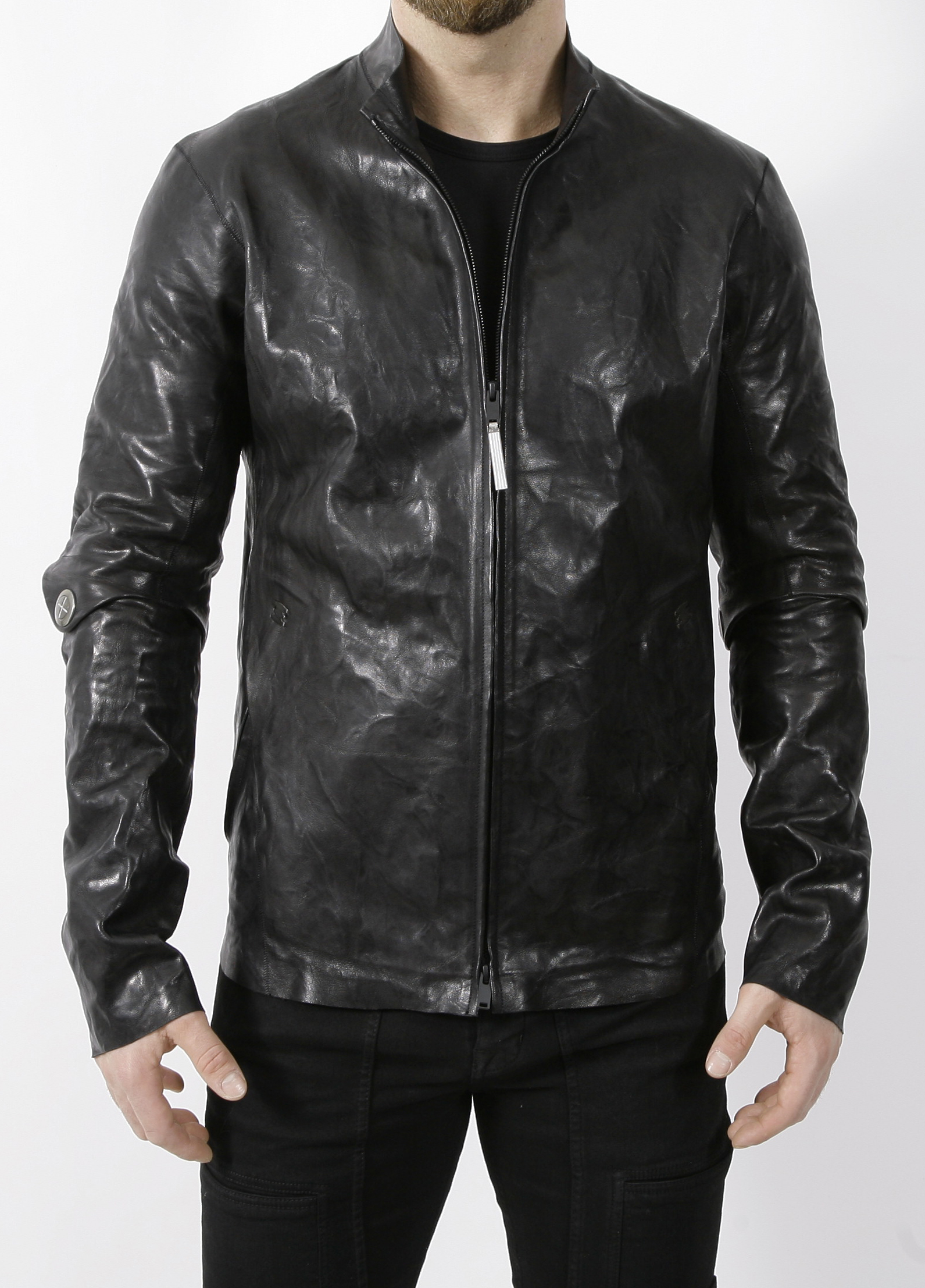 Isaac Sellam Canonique Lederjacke