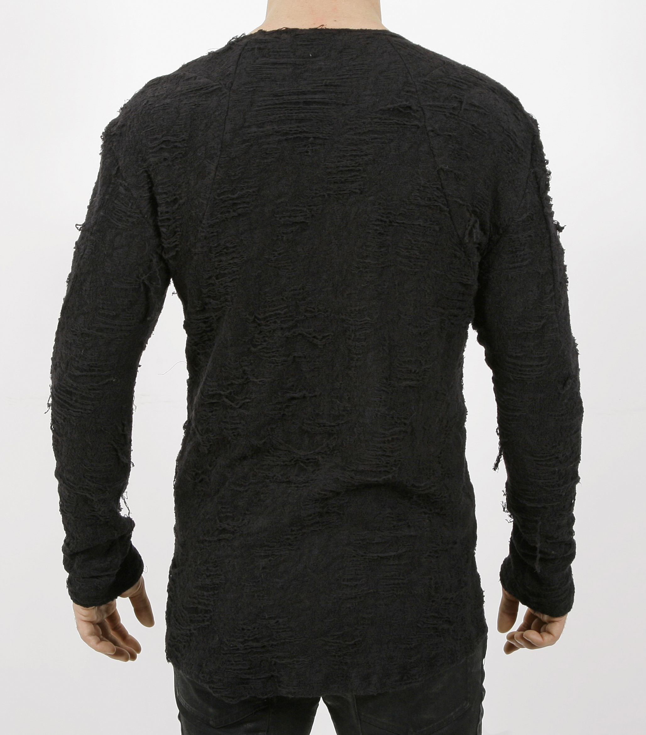 D.Hygen Distressed Terry Long-Sleeve 
