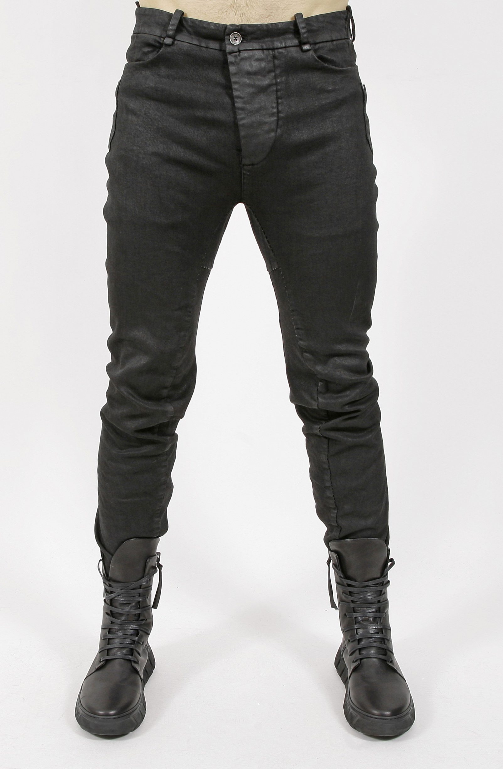 Masnada Slim Coated Jeans 