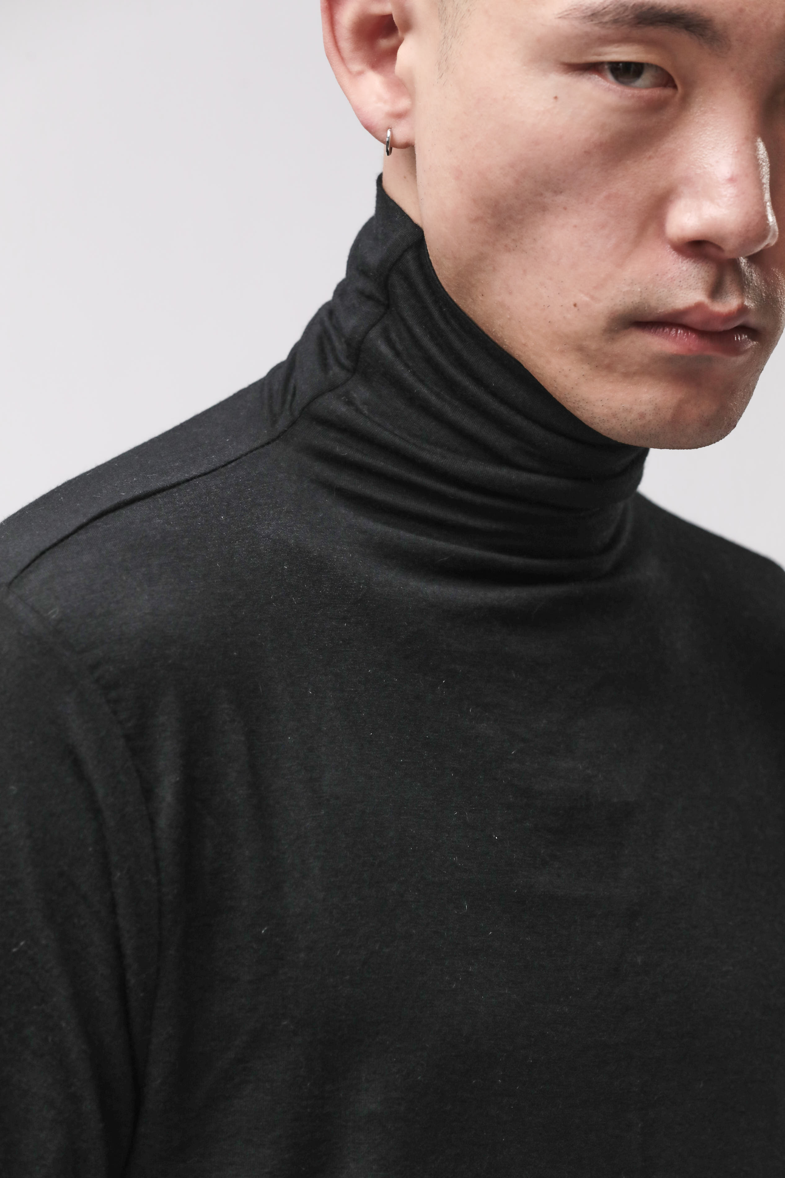 Thom Krom Roll Neck Shirt Cashmere