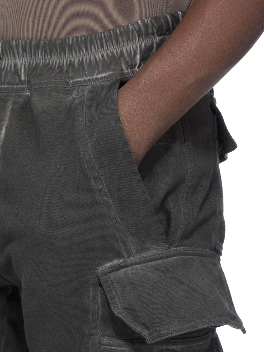 DRKSHDW by Rick Owens Mastodon Cut Faded Black