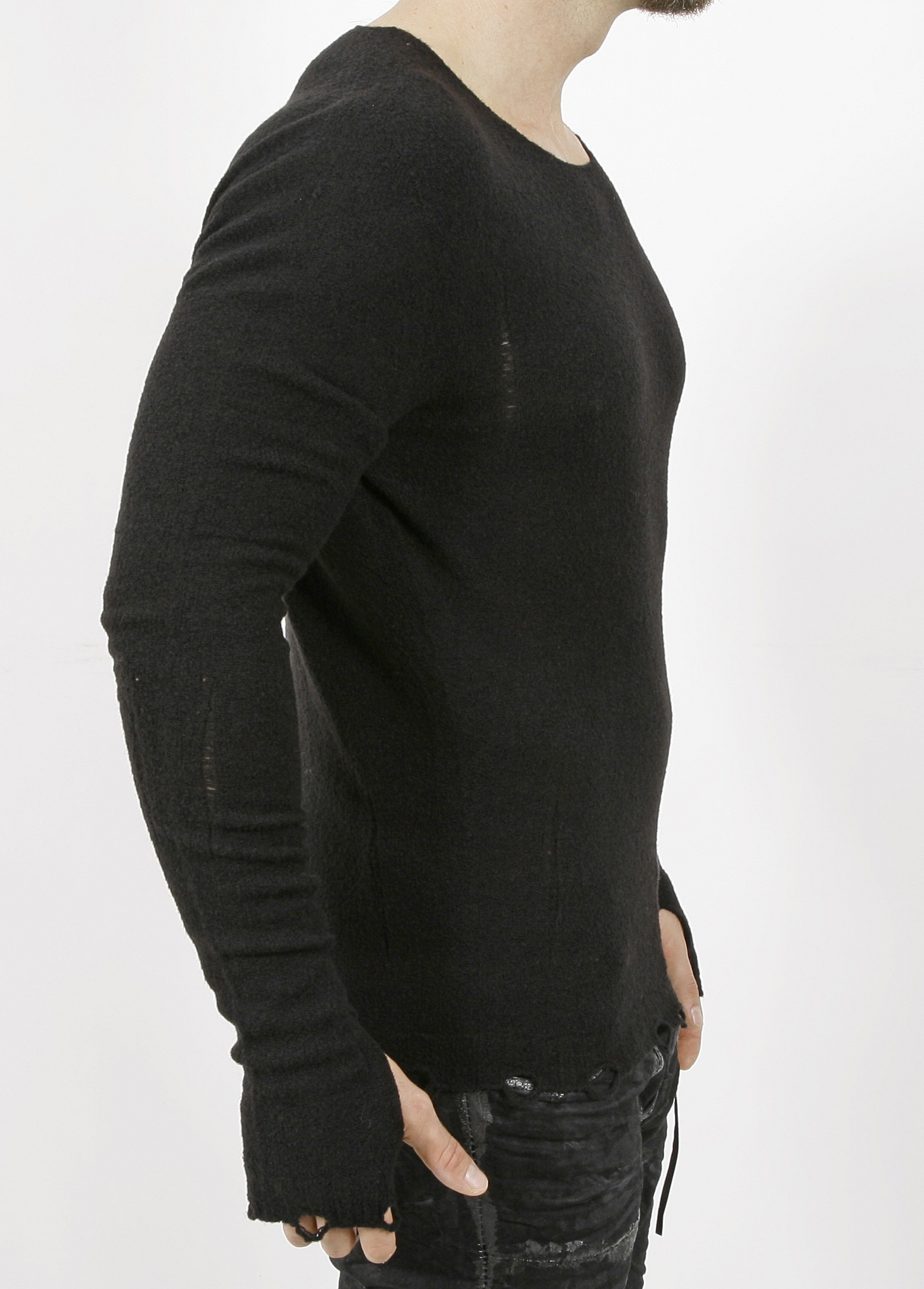 MD75 Pullover Silk Black 