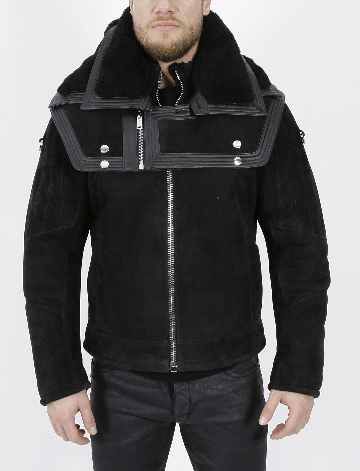 _MG_4921 Les Hommes Lammfelljacke