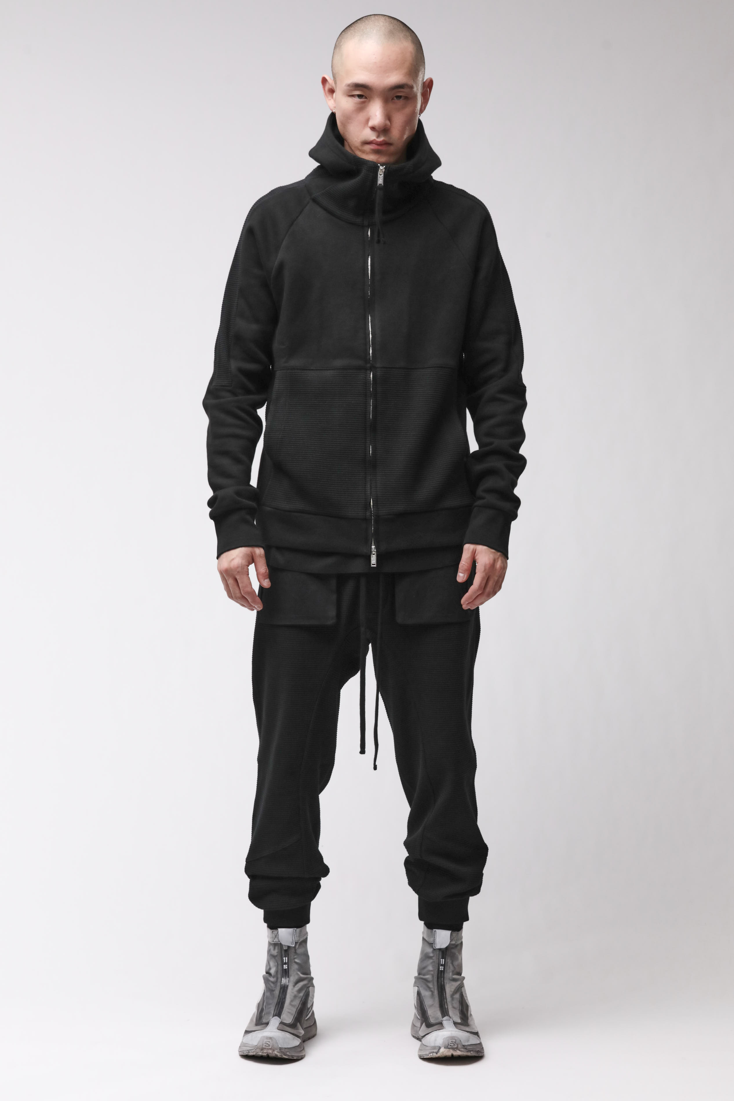 Thom Krom Hooded Zip Jacket