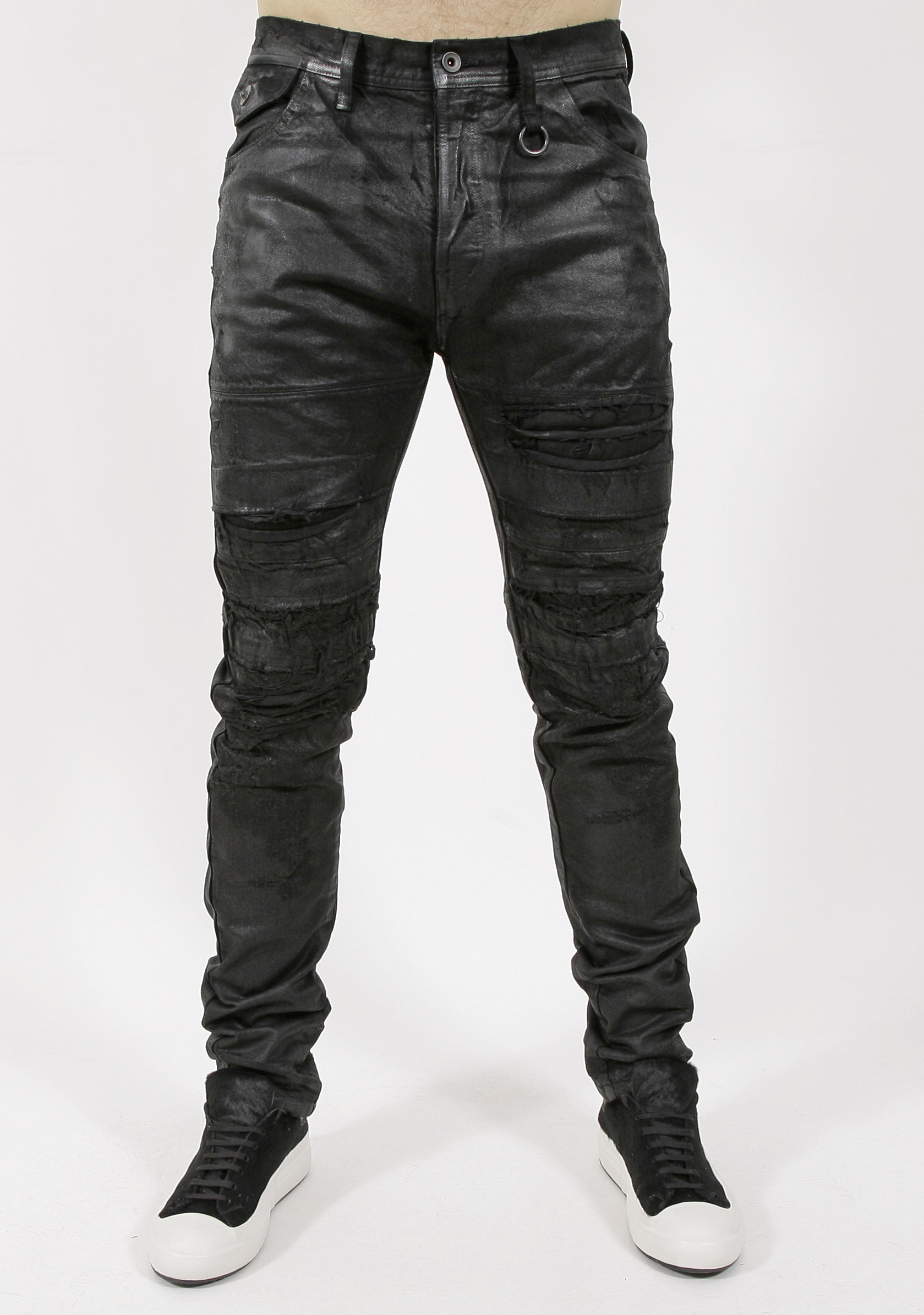 Julius Destroyed Biker Jeans