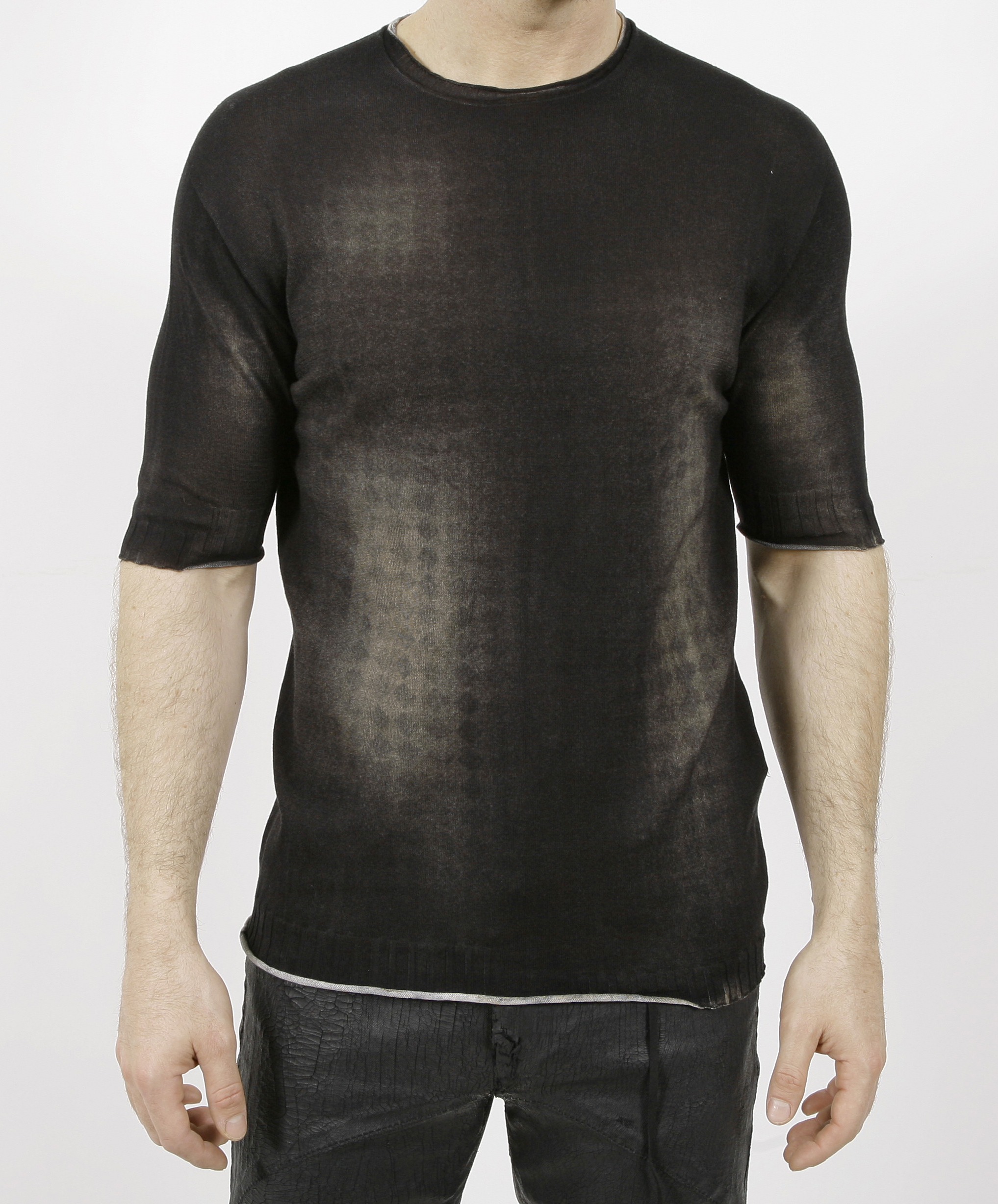 MD75 Knit T-Shirt Black 