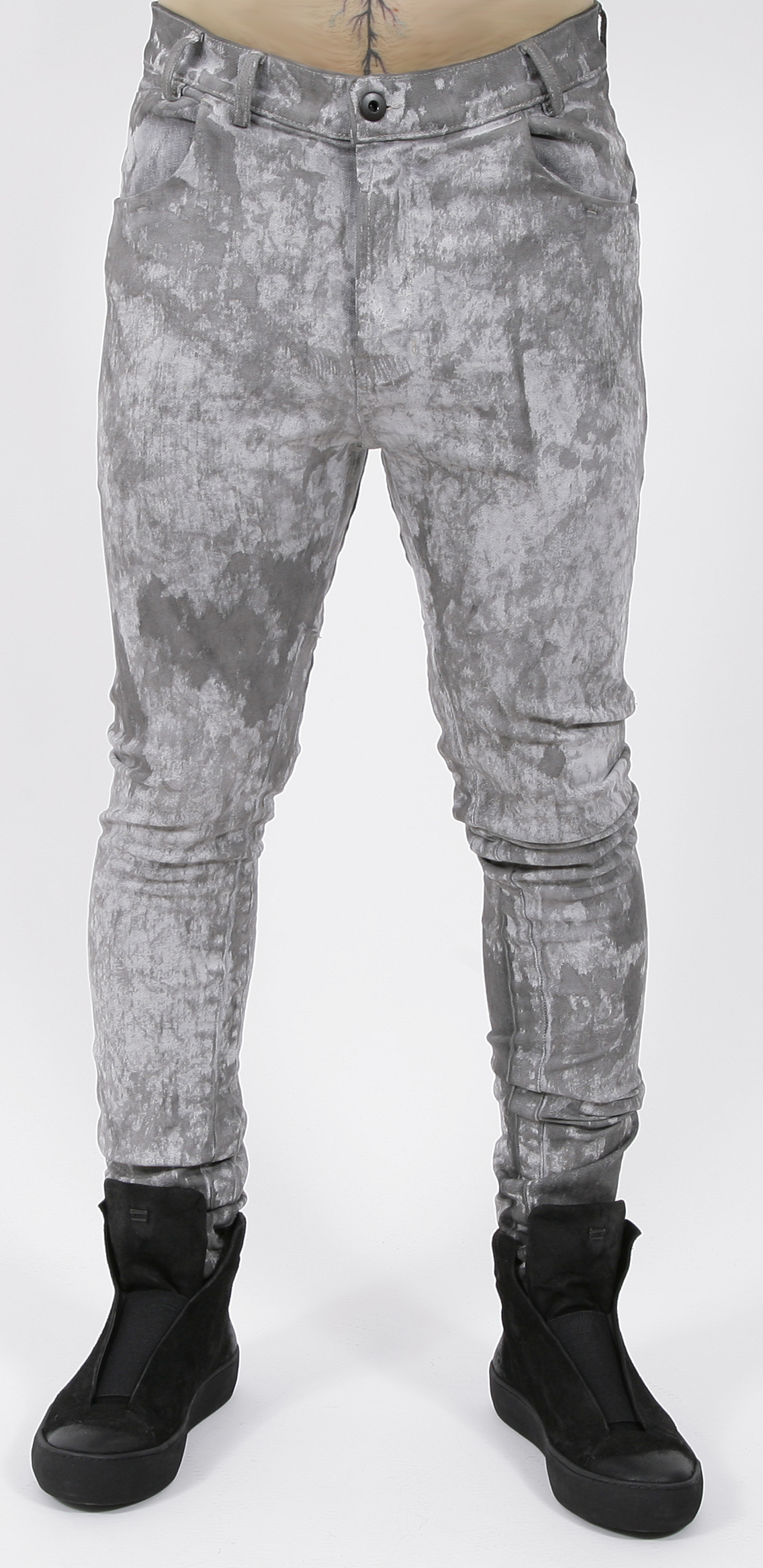Versuchskind Tight Jeans Irregular Dirt Dye
