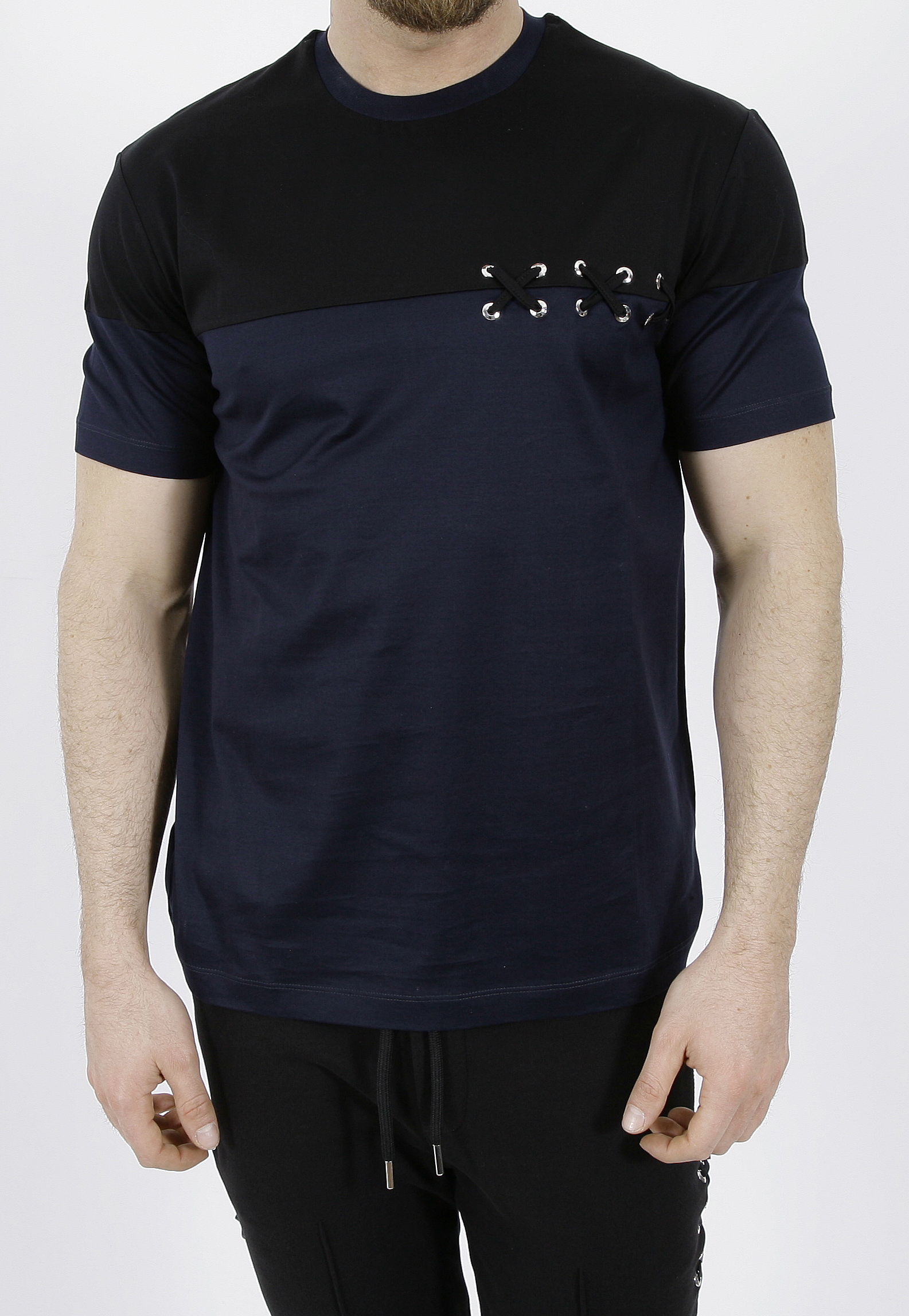 Les Hommes T-Shirt with Laces