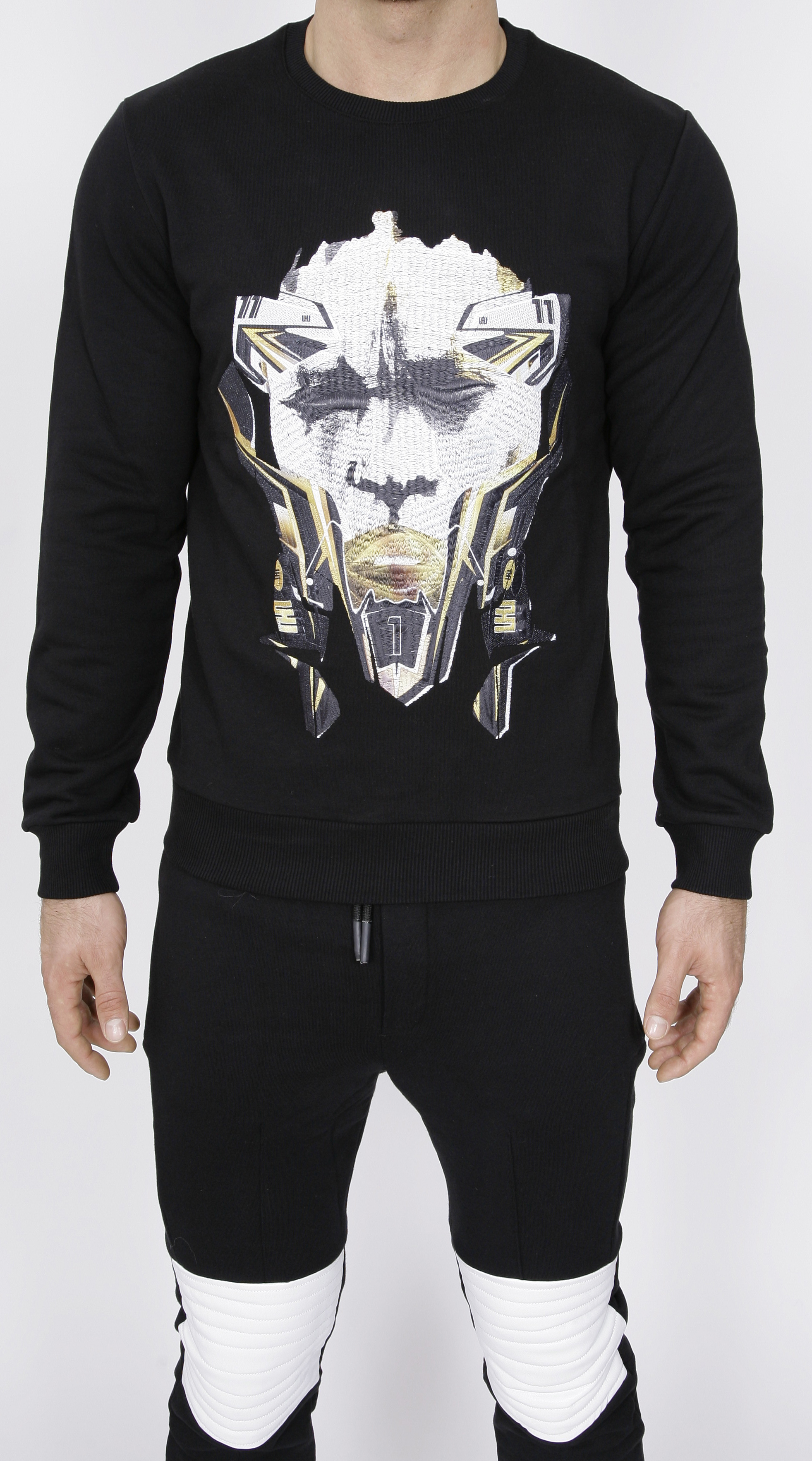 Xhosa Mask Emroidered Sweatshirt
