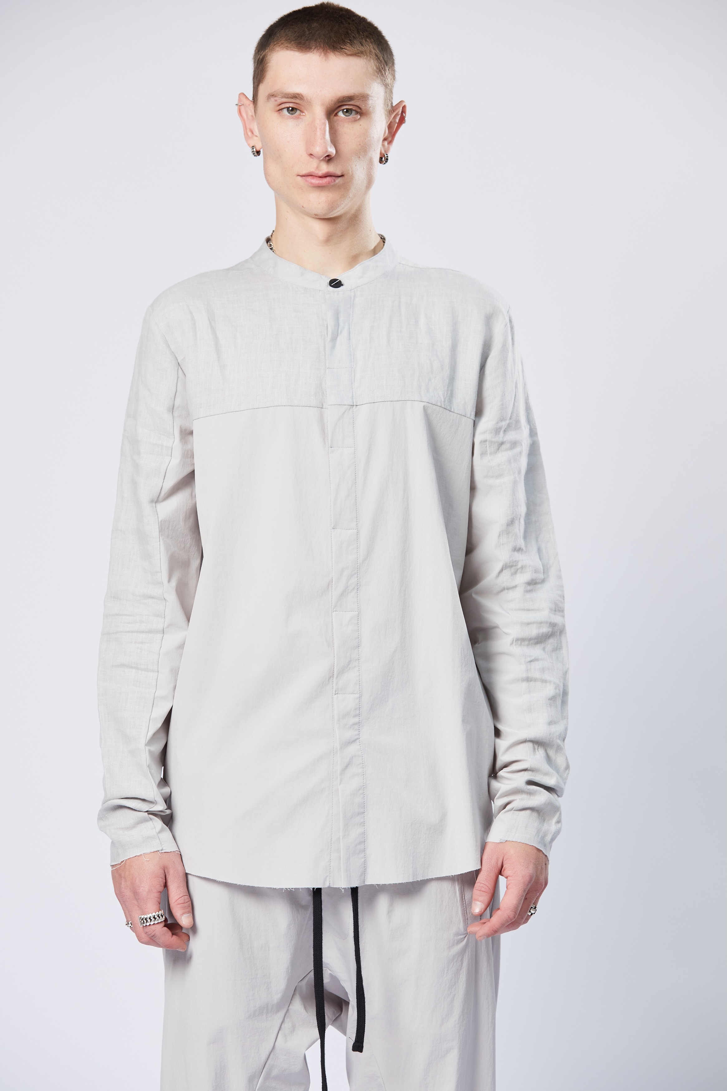 Thom Krom Shirt Silver