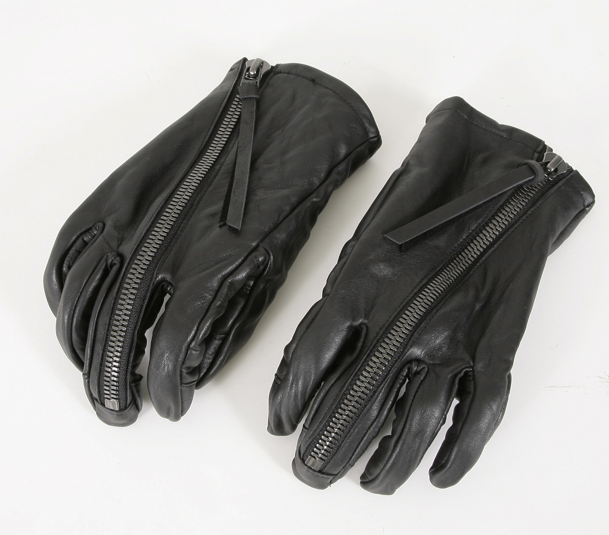 D.Hygen Horse Leather Zip Gloves