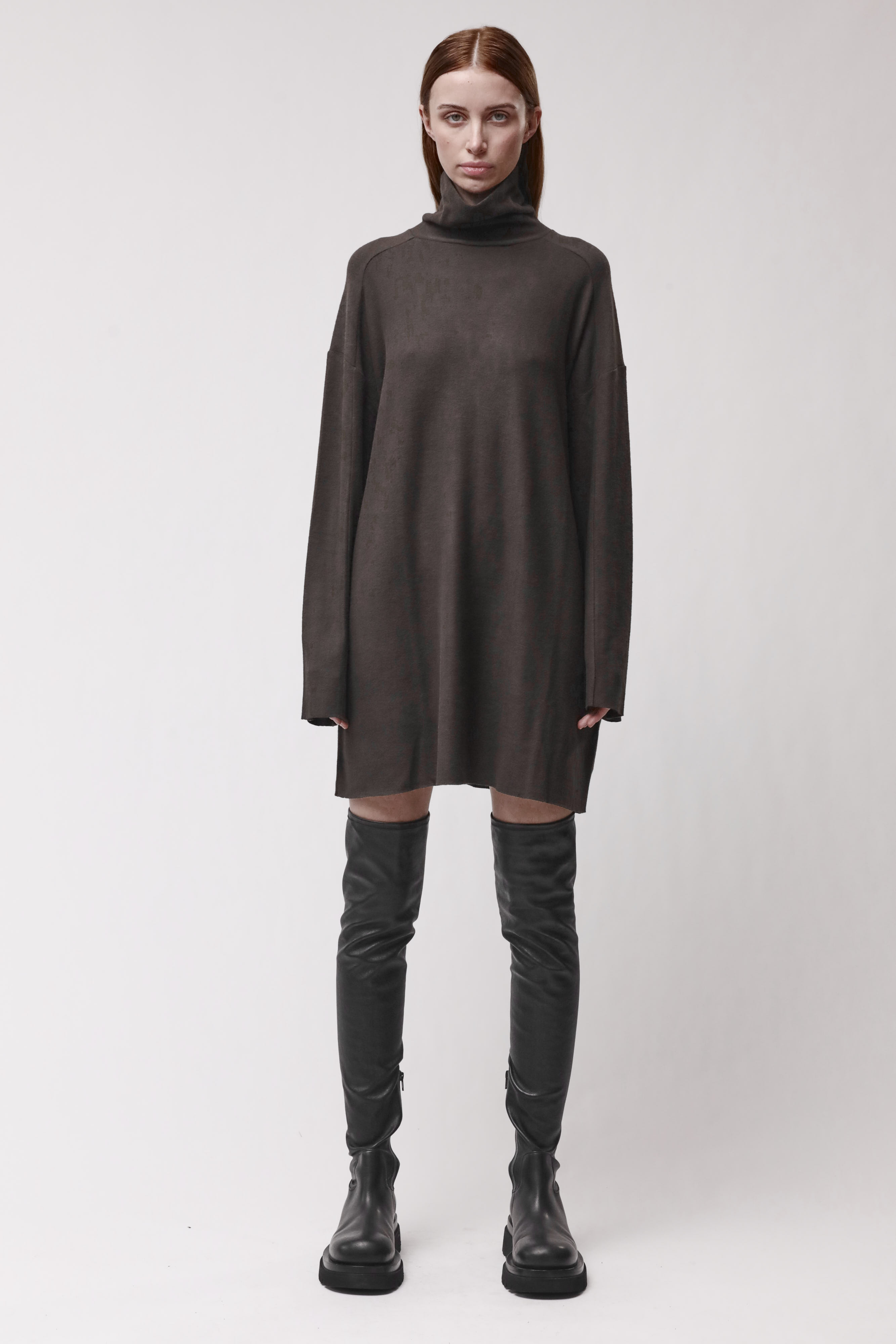 Thom Krom Kleid WD72 cold brown
